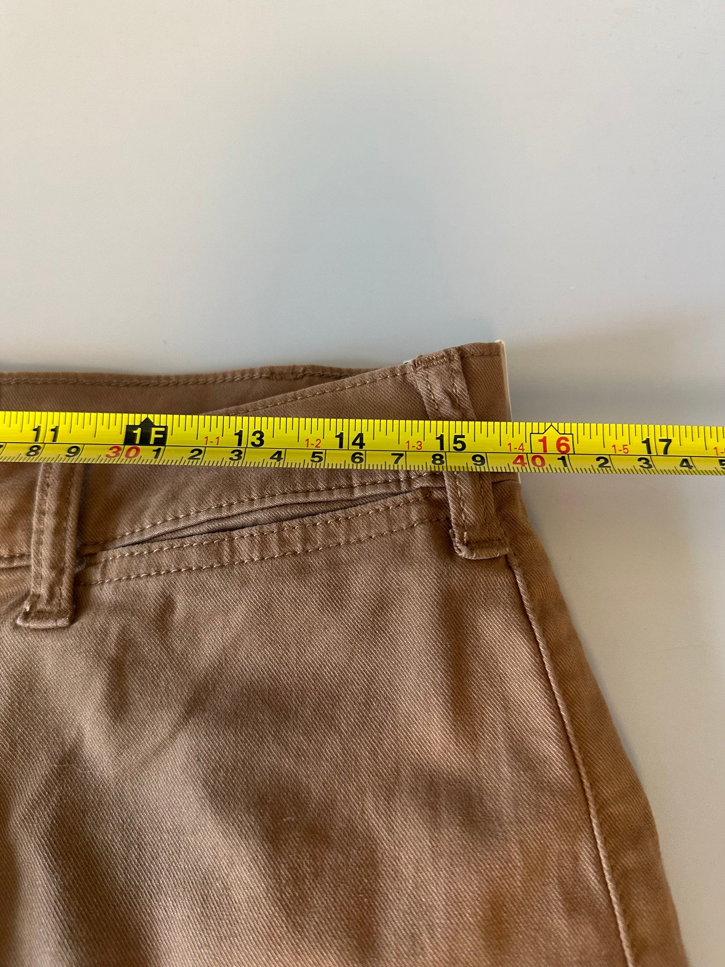NWT Abercrombie & Fitch Ultra High Rise Crop Wide Leg Pants in Brown | Size 30