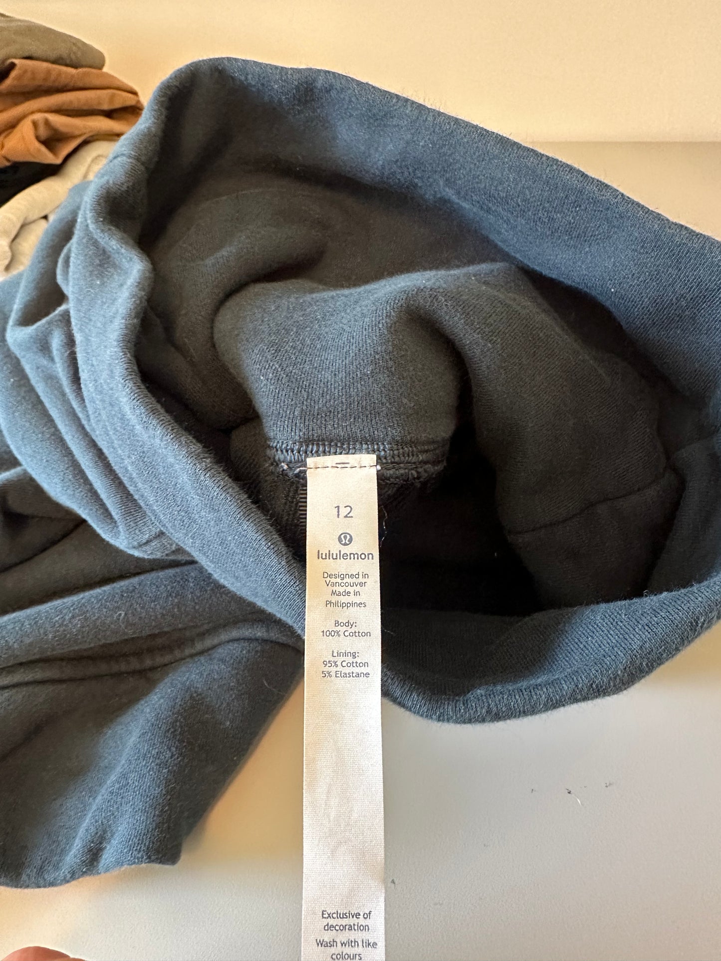 Lululemon Funnel Neck Sweatshirt in Dark Teal Green | Size 12
