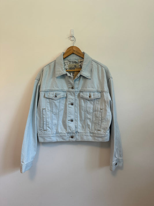 NWT Levis SilverTab Light Wash Denim Trucker Jacket | Size Large