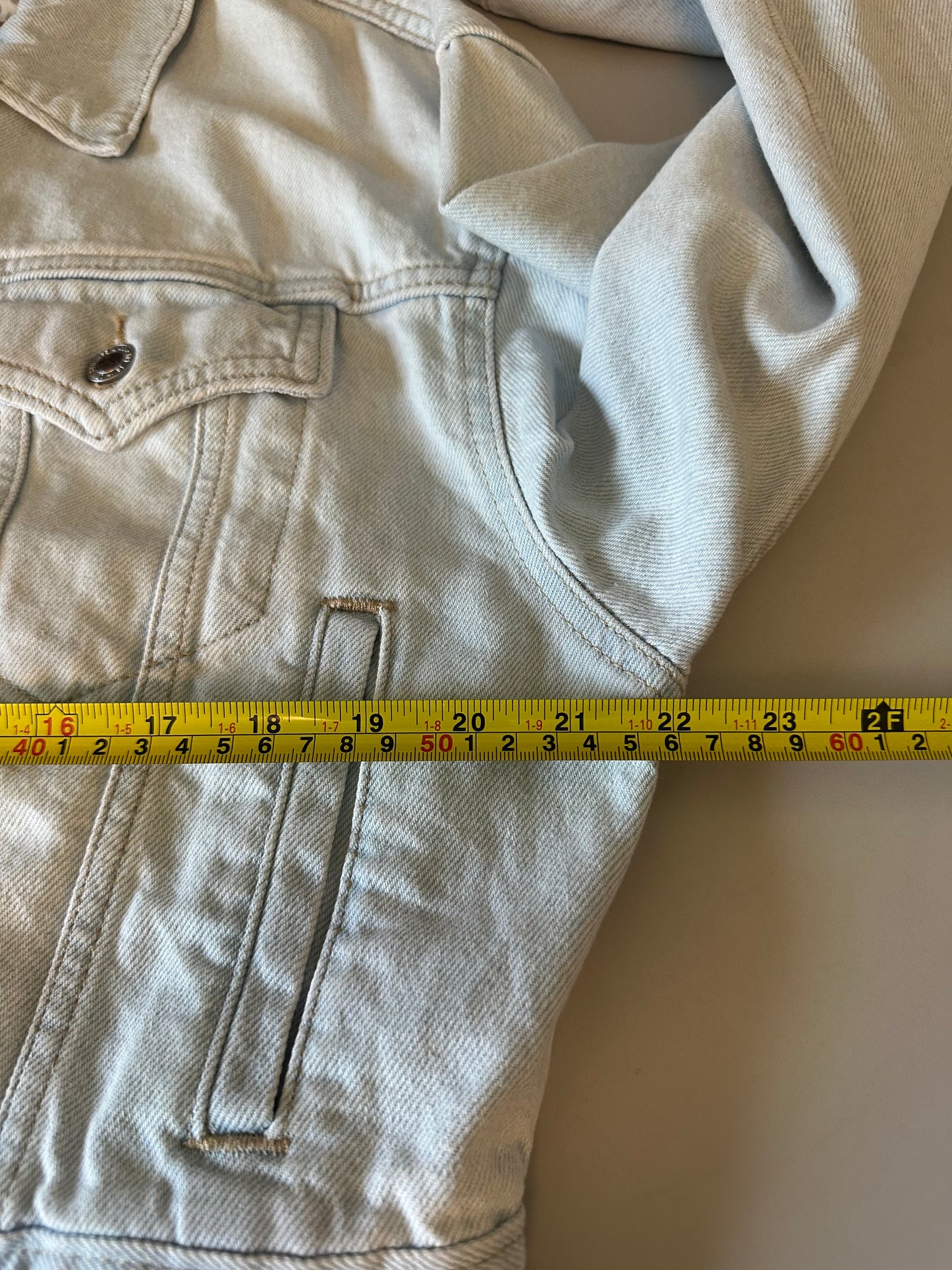 NWT Levis SilverTab Light Wash Denim Trucker Jacket | Size Large
