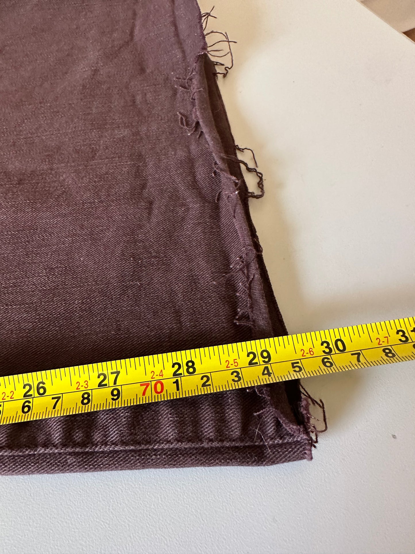 Dear John Wide Leg High Rise Jeans Brown Raw Hem Jeans | Size 33
