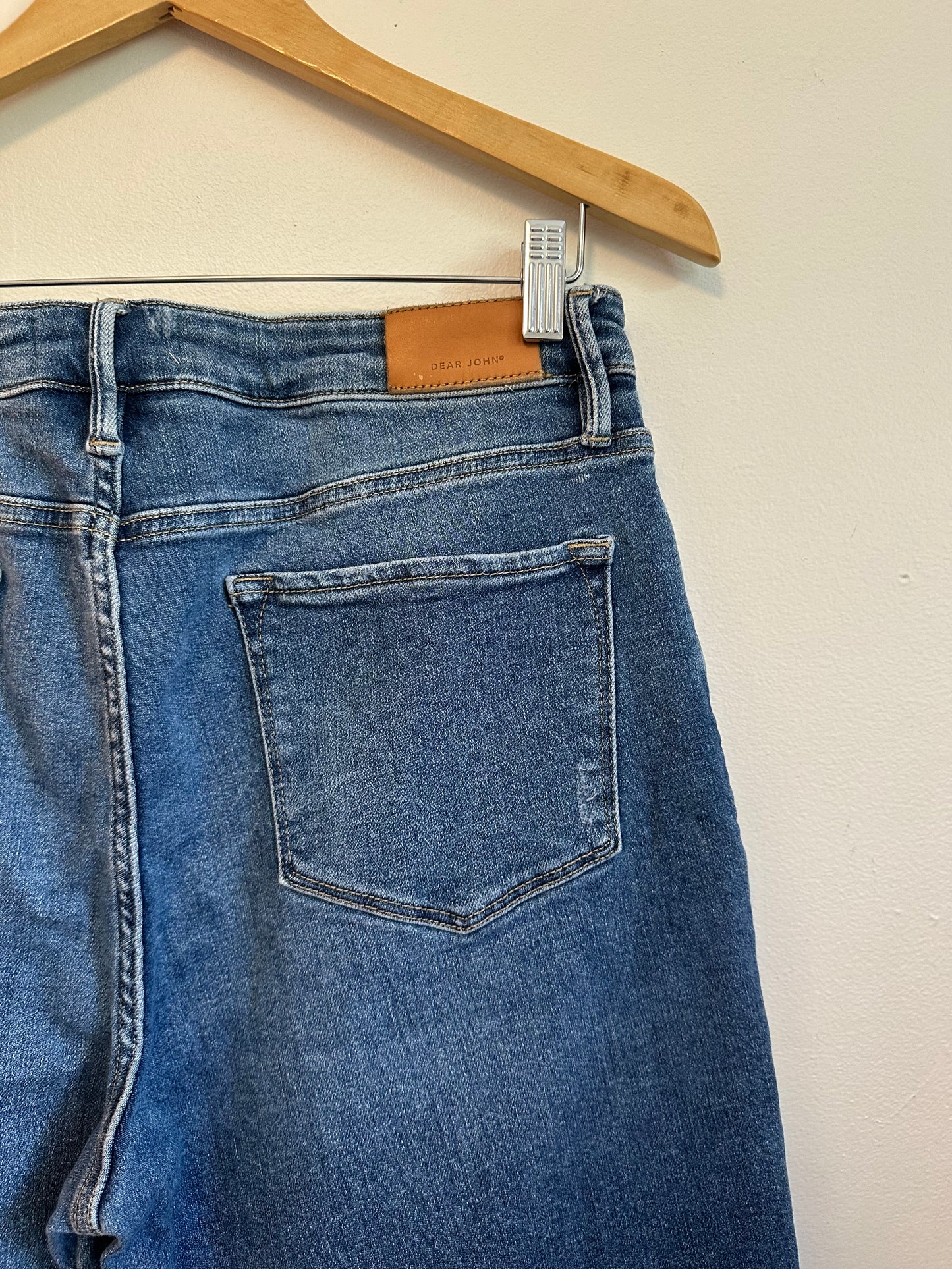 Dear John High Rise Wide Leg Jeans Medium Wash Jeans | Size 32