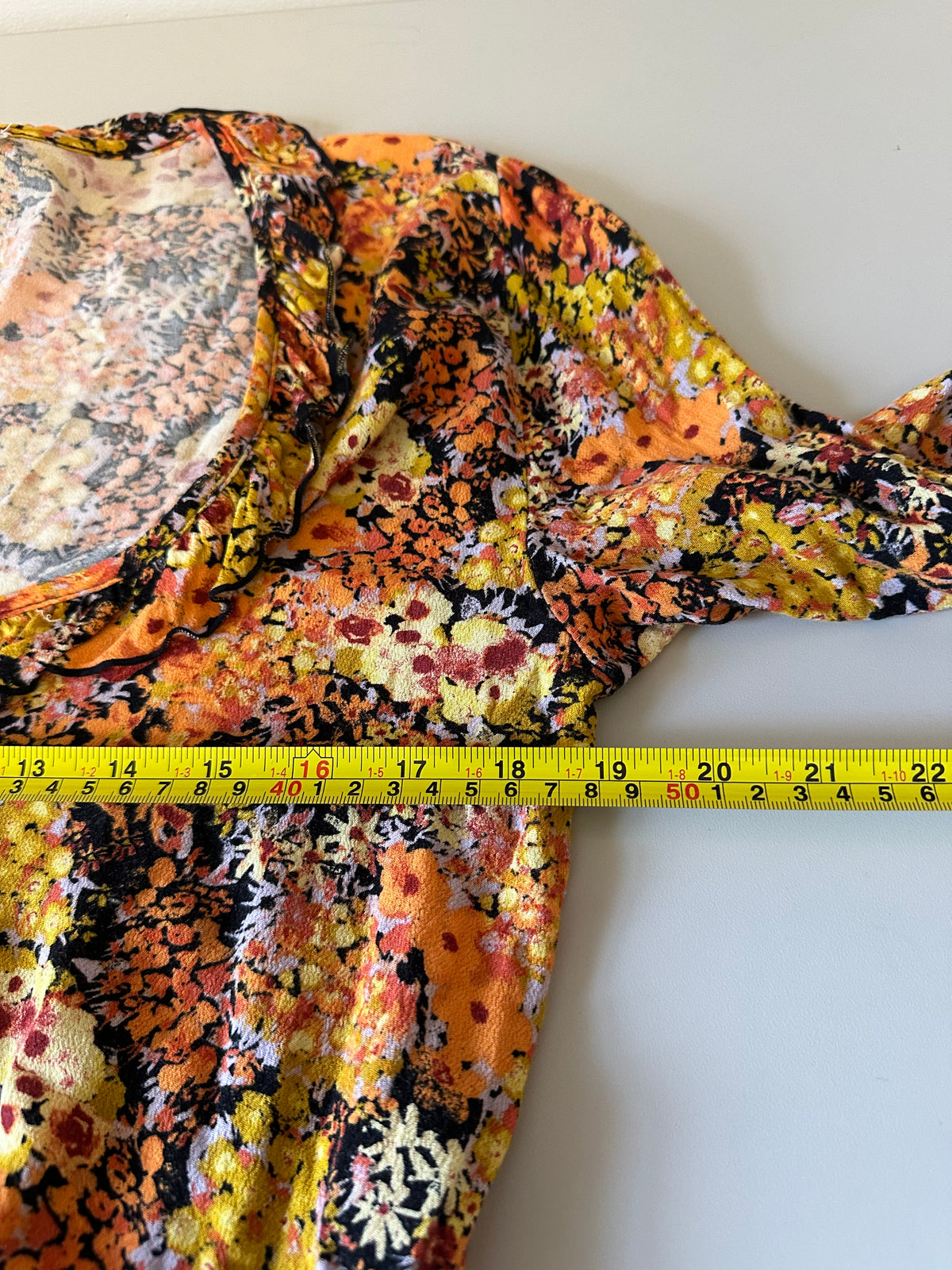 Intimately Free People Heat Wave Floral Ruffle Bodysuit | Size Medium