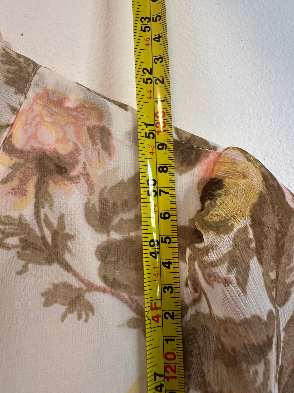 1.STATE Floral Tiered Long Sleeve Maxi Dress | Size Small