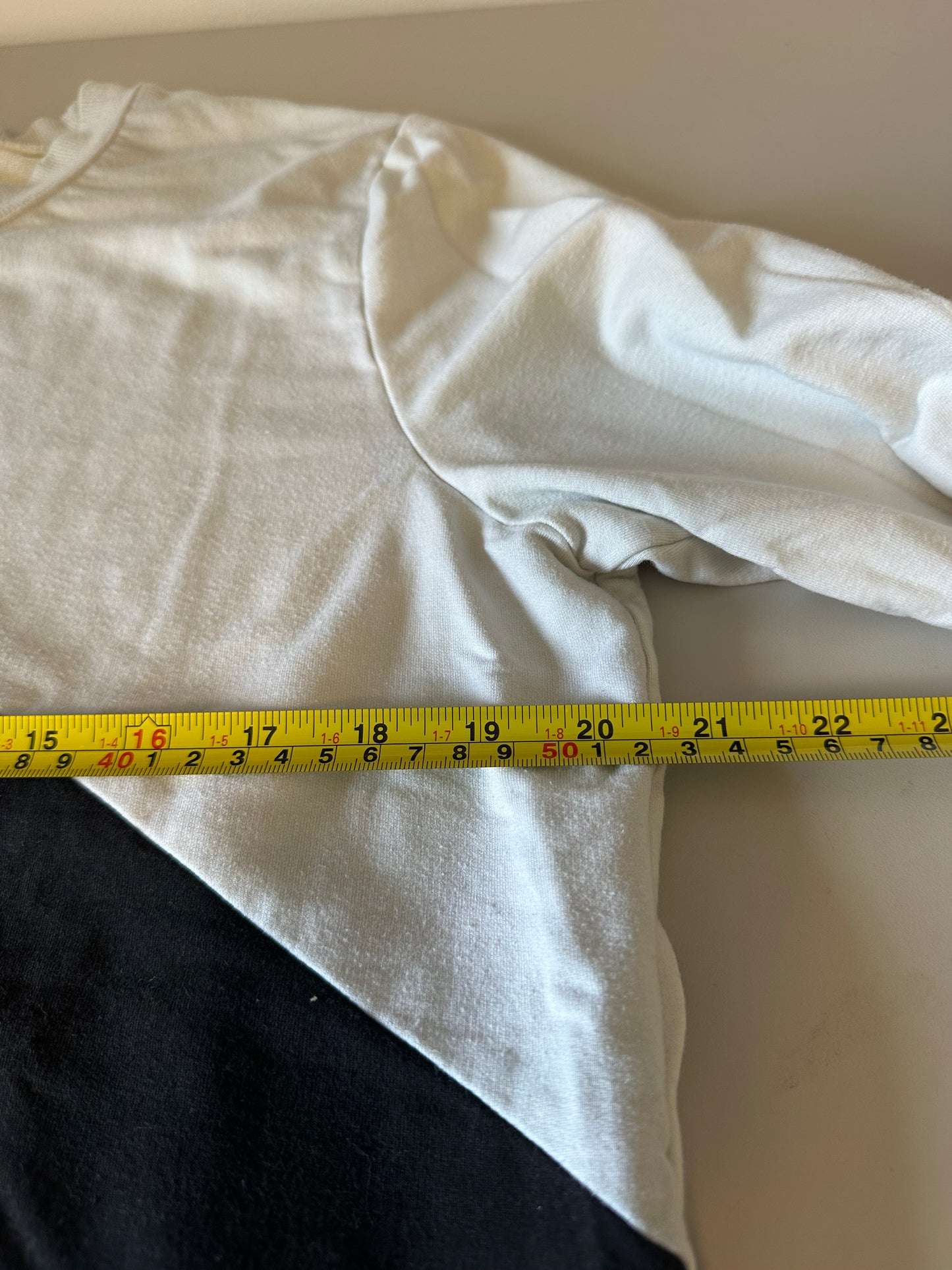 Summersalt Black and White Diagonal Colorblock Sweatshirt | Size Large