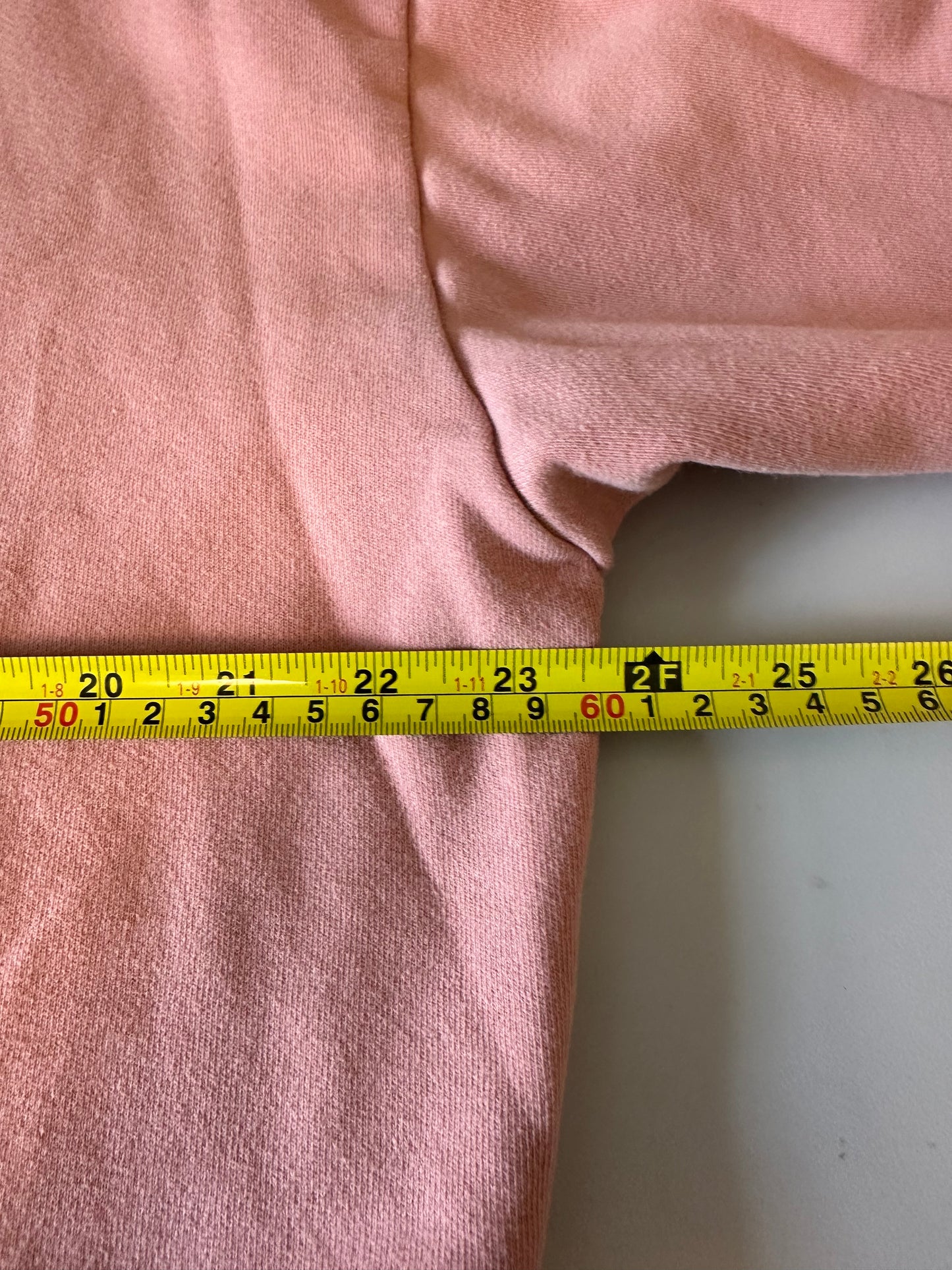 American Eagle Cropped Sweatshirt in Dusty Rose Pink | Size Large