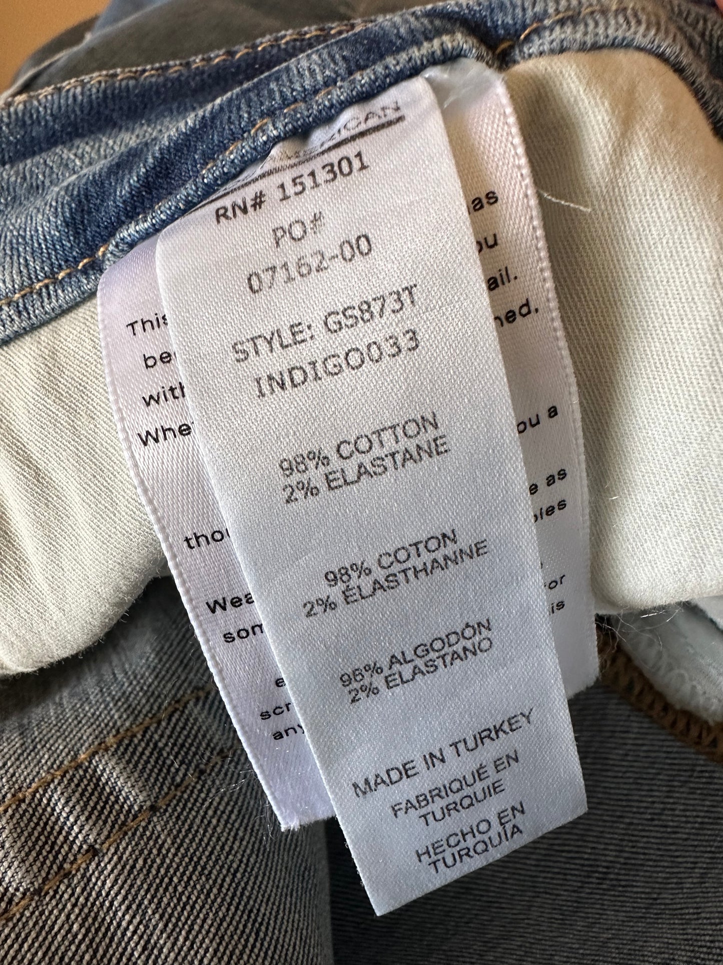 NWT Good American Good Legs Straight Distressed High Rise Jeans | Size 12