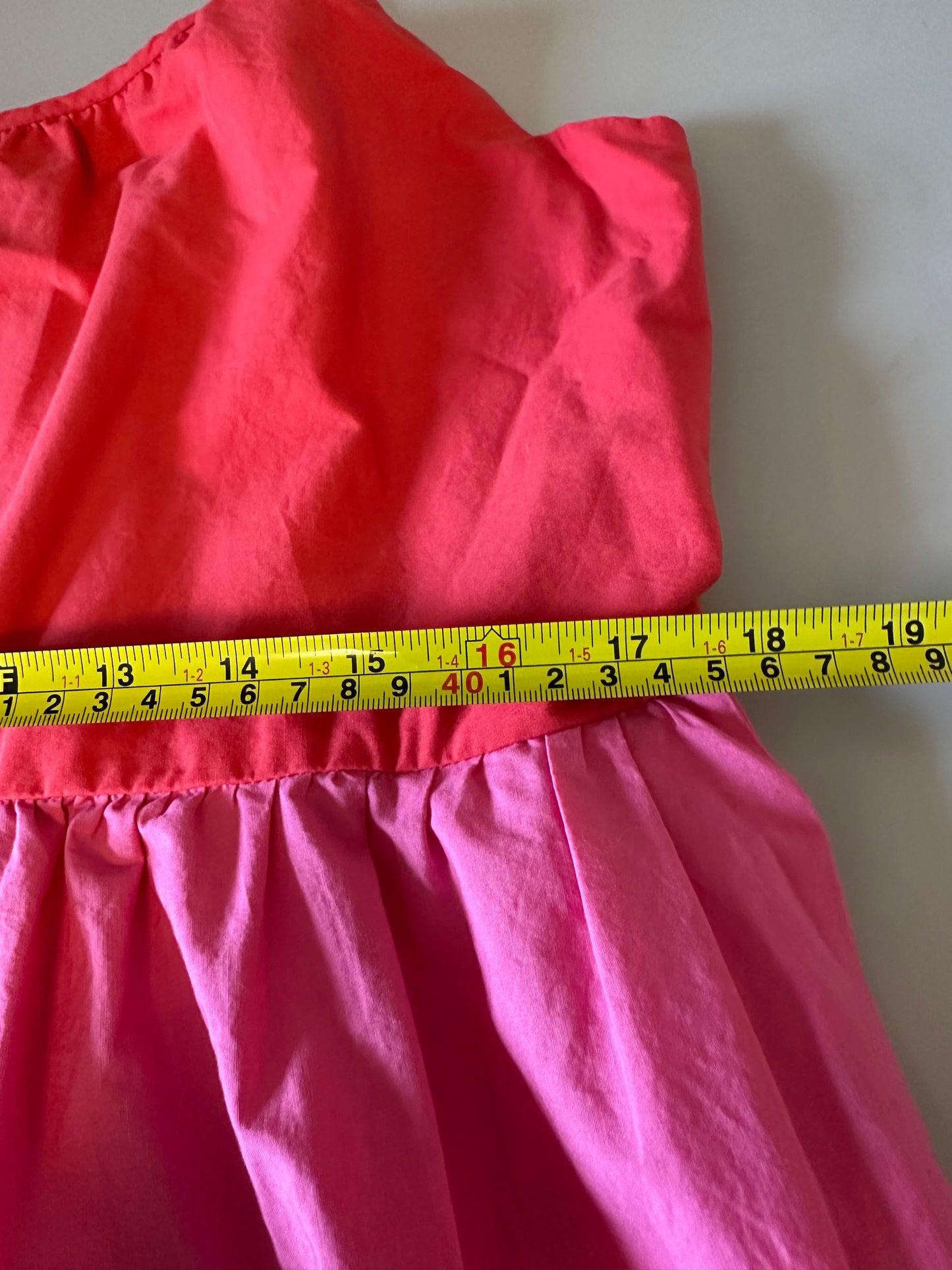 Boden Colorblock Tiered Maxi Dress in Red, Pink, Blue, and Green | Size 12