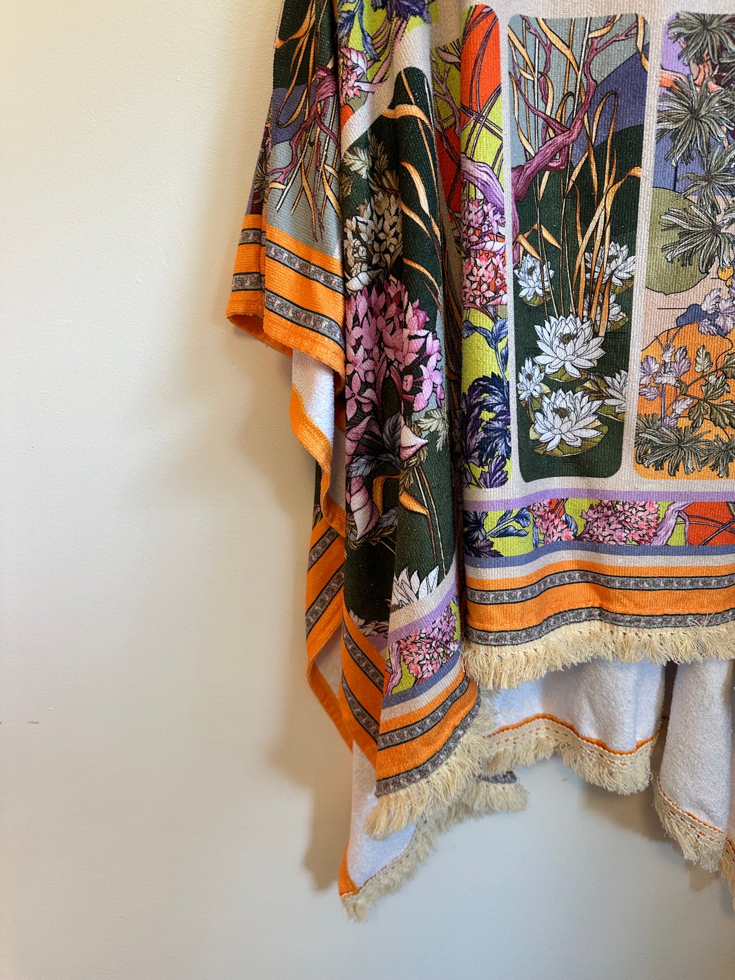 Agua Bendita Delahila Suki Hooded Towel Poncho