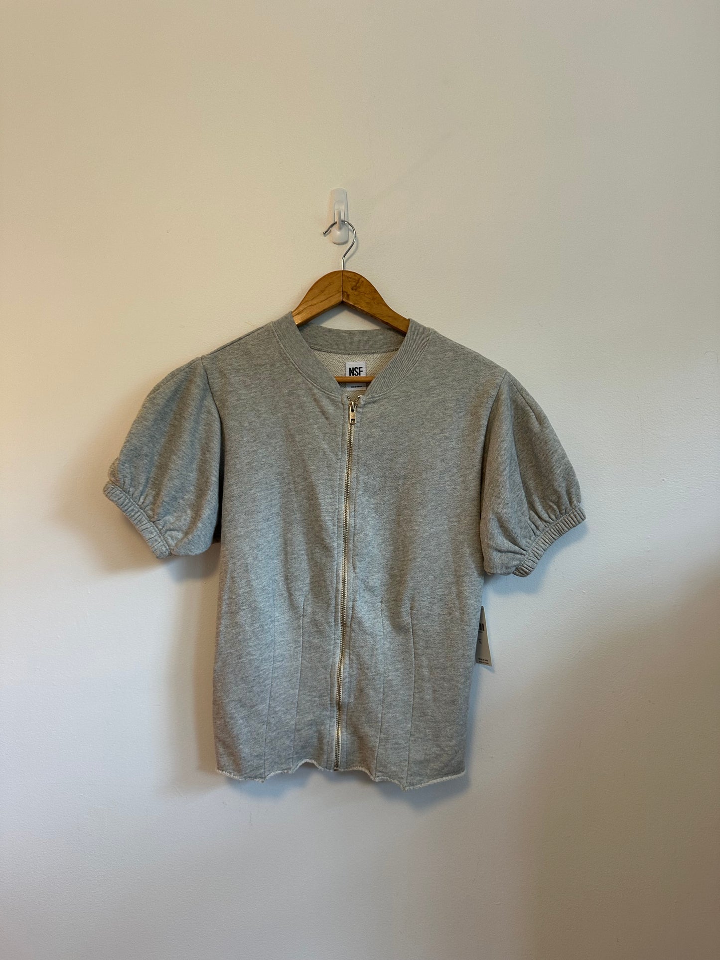 NWT NSF Claude Corset Top in Heather Gray | Size Medium