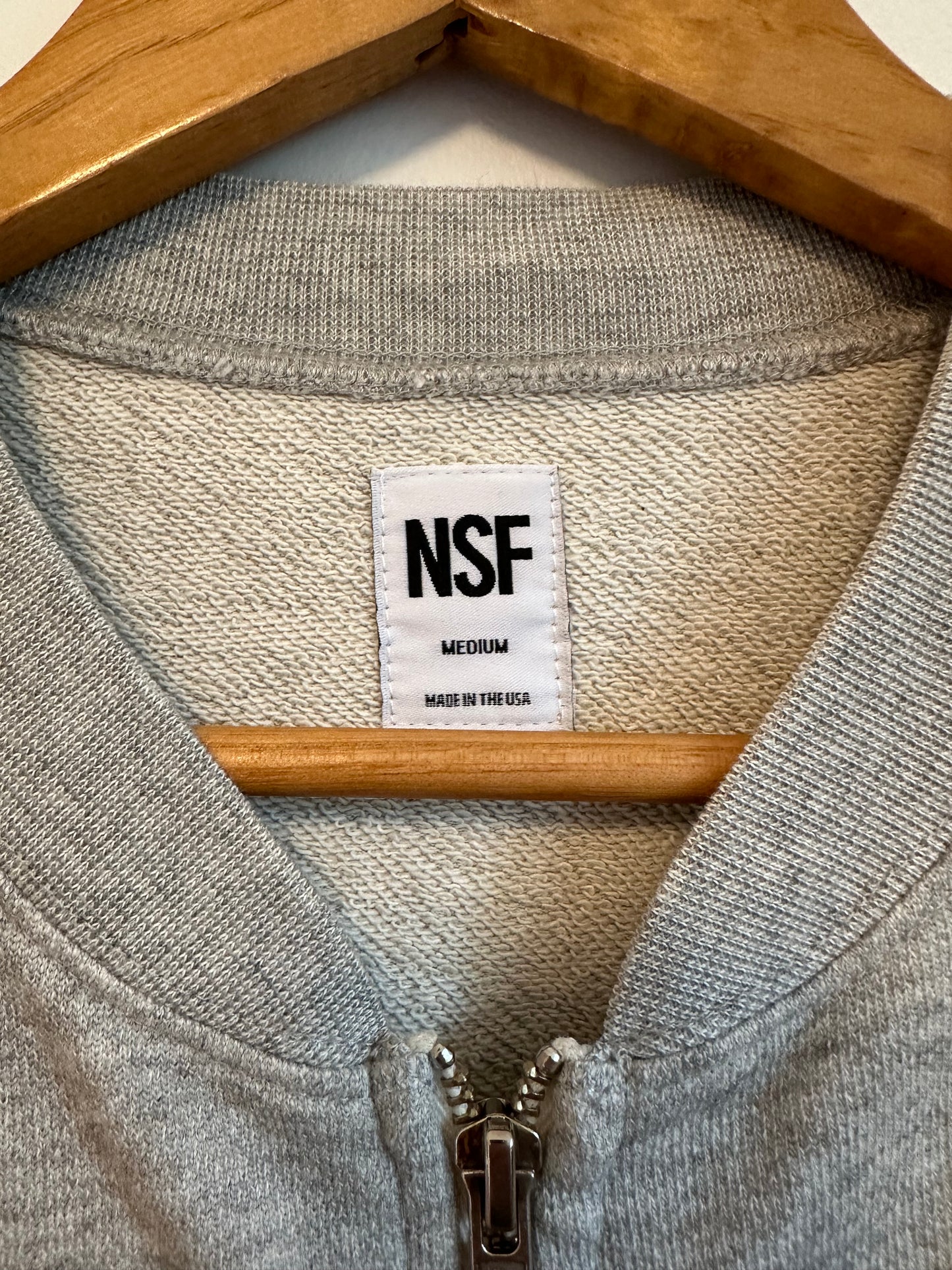 NWT NSF Claude Corset Top in Heather Gray | Size Medium