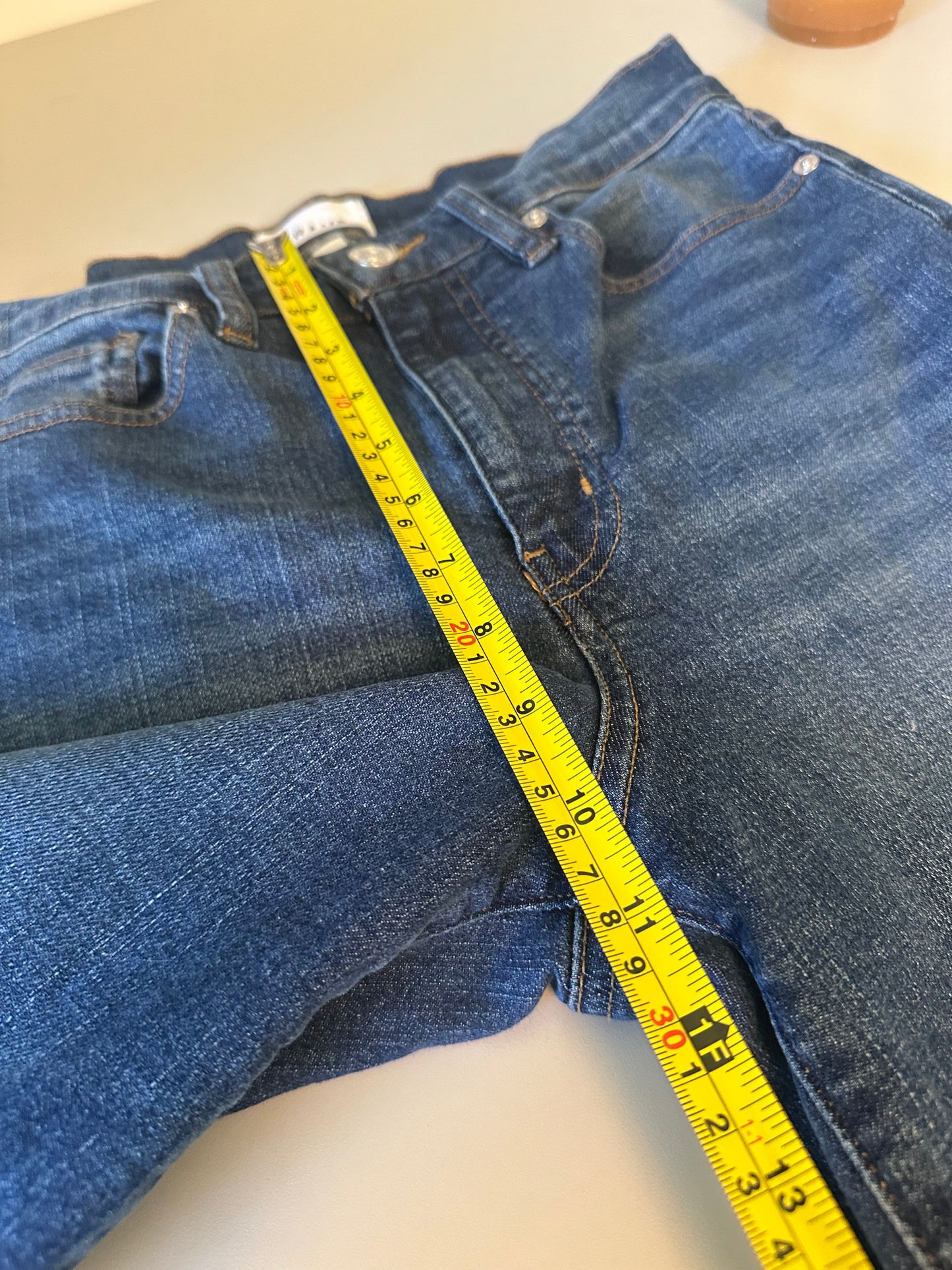 FRAME Le Palazzo Crop Wide Leg High Rise Jeans | Size 29