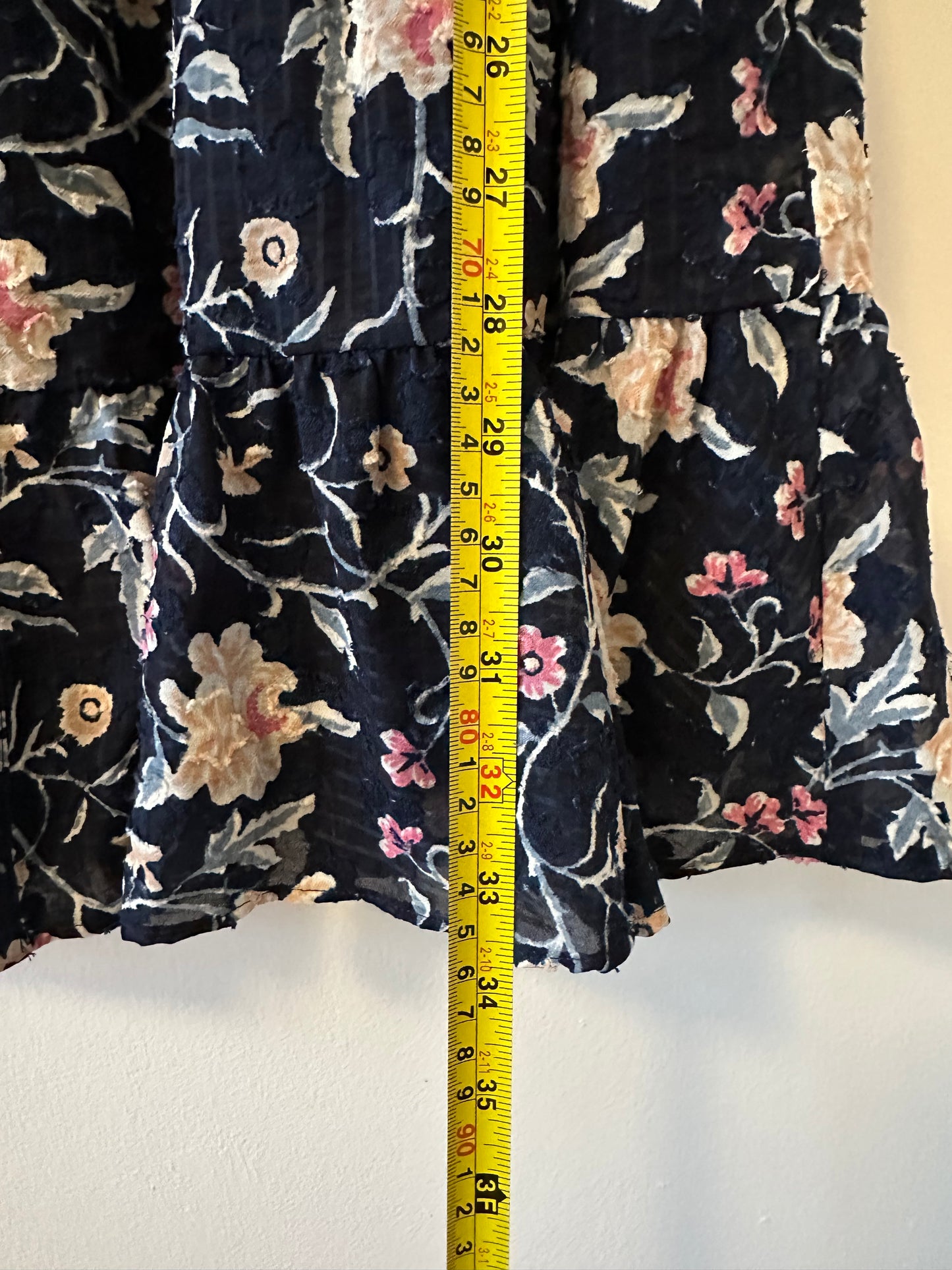 Sezane Floral Print Mini Dress | Size 34 (US 2)