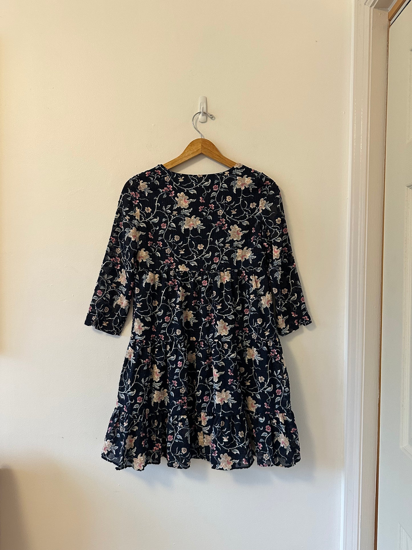 Sezane Floral Print Mini Dress | Size 34 (US 2)