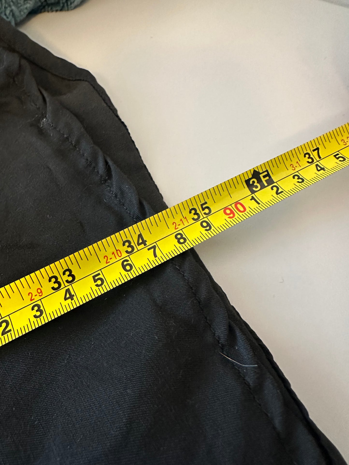 Vintage In-Wear Black Side Button Maxi Skirt | Size 10