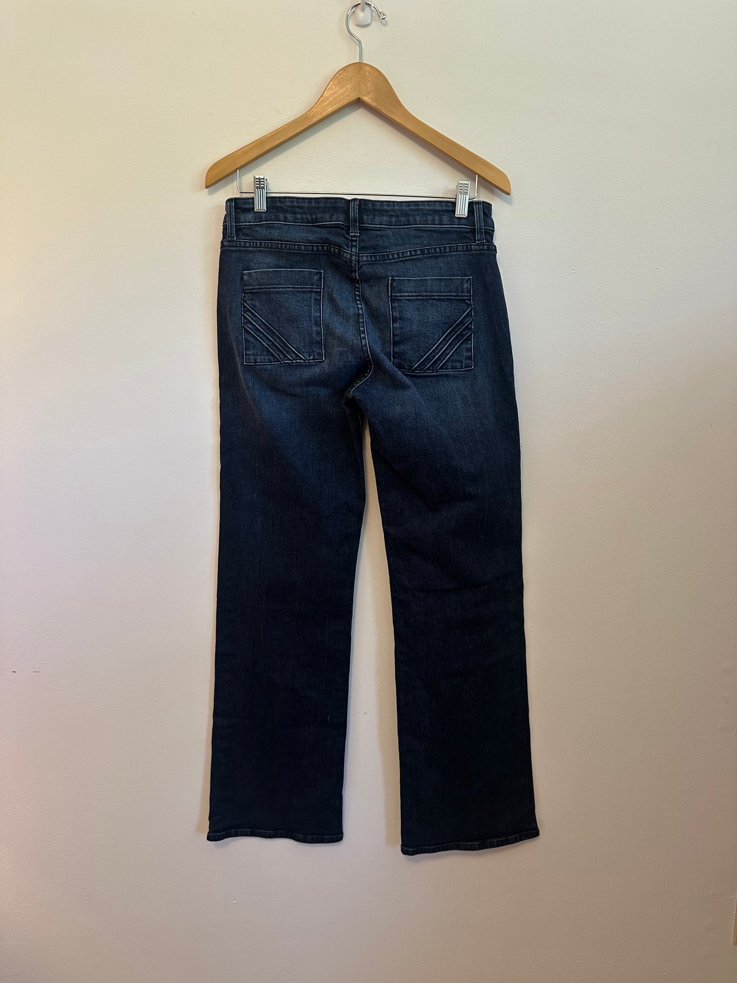 Fidelity Denim Magnolia Retro Wide Leg Jeans in Dark Indigo | Size 29