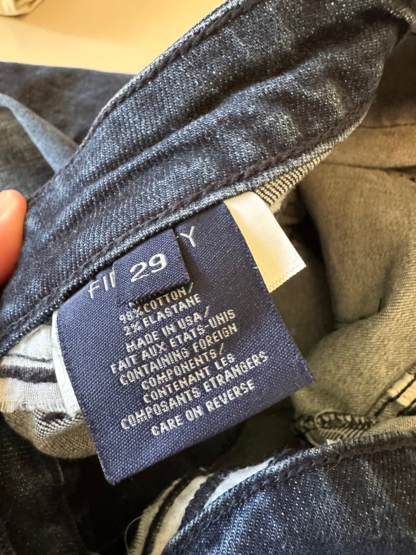 Fidelity Denim Magnolia Retro Wide Leg Jeans in Dark Indigo | Size 29