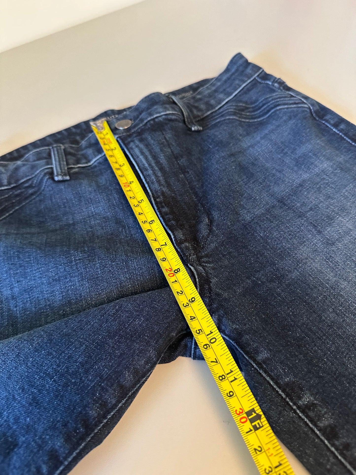 Fidelity Denim Magnolia Retro Wide Leg Jeans in Dark Indigo | Size 29