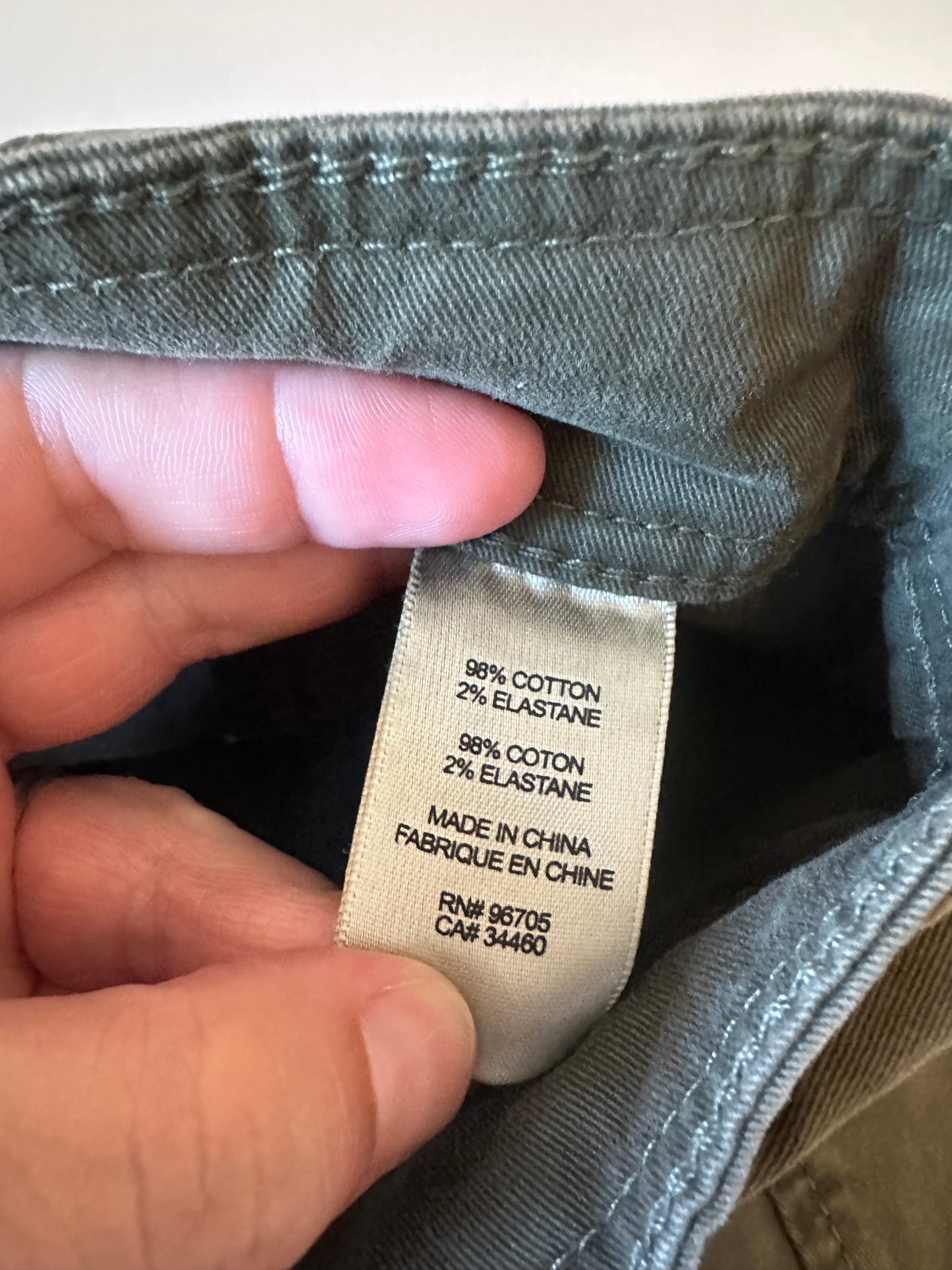 La Vie Rebecca Taylor Patrice Cargo Trousers in Cadet Olive Green | Size 29