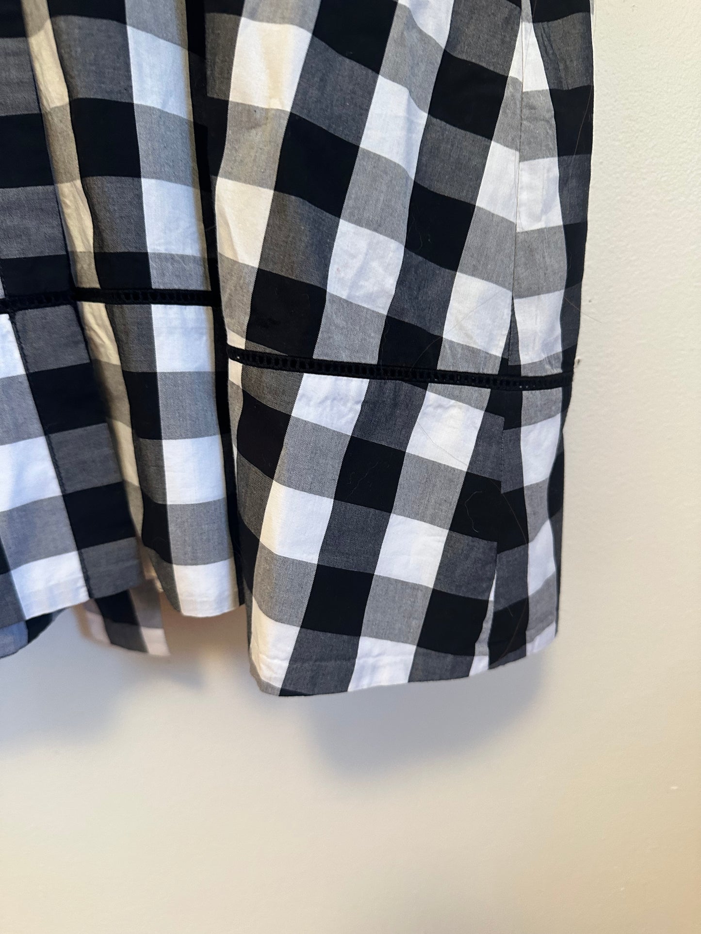Kate Spade Broome Street Gingham Midi Shirtdress | Size Small