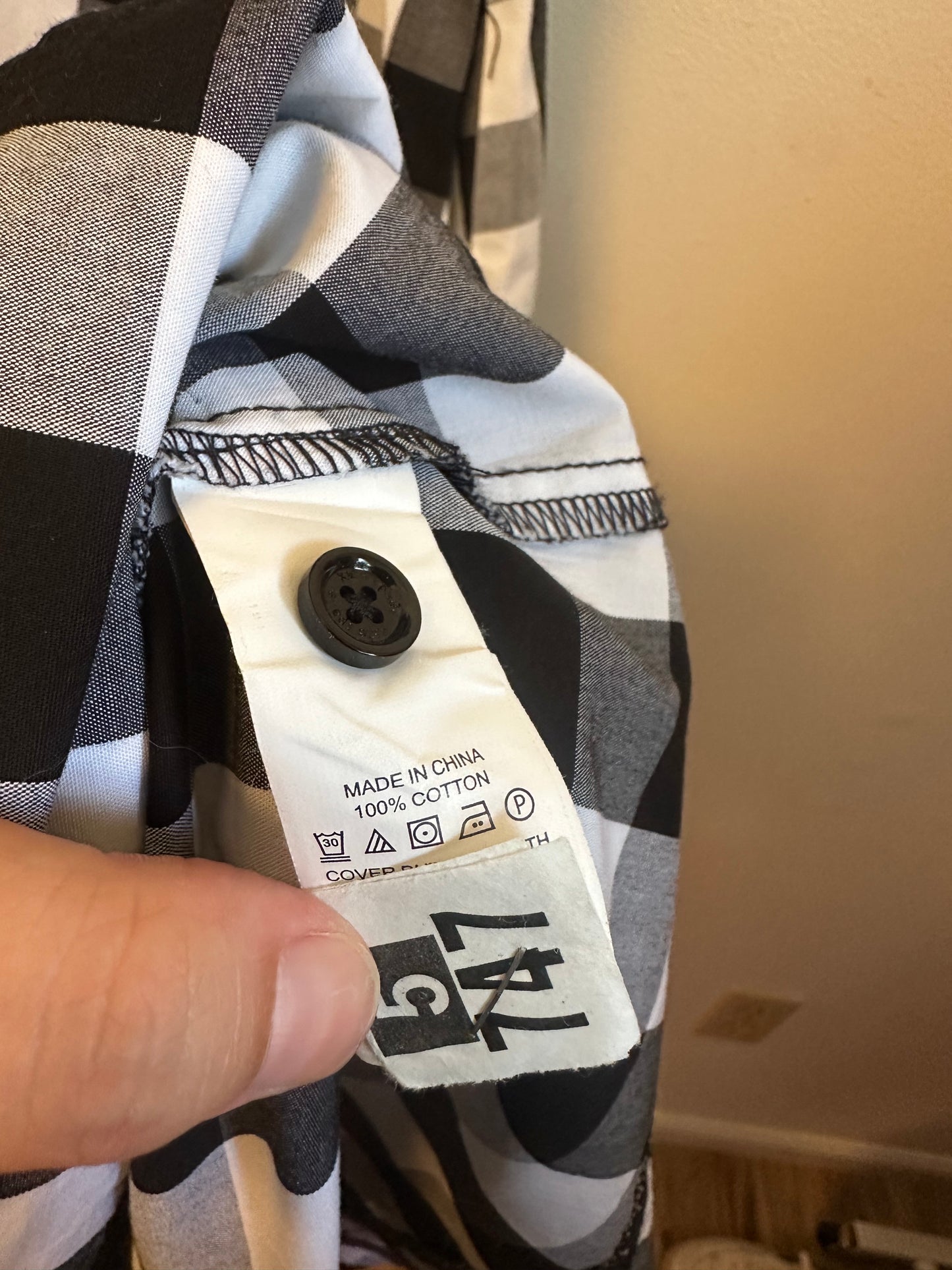 Kate Spade Broome Street Gingham Midi Shirtdress | Size Small