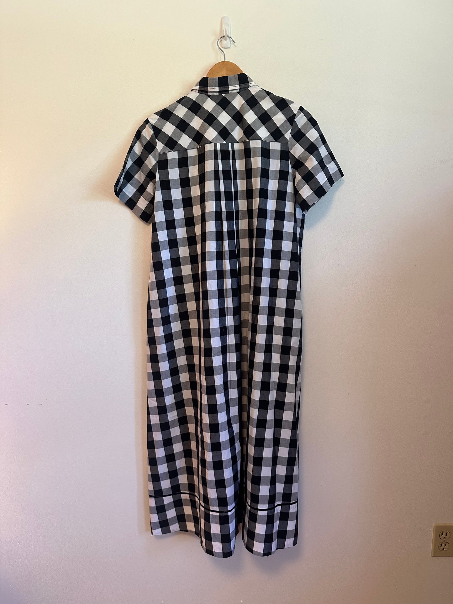 Kate Spade Broome Street Gingham Midi Shirtdress | Size Small