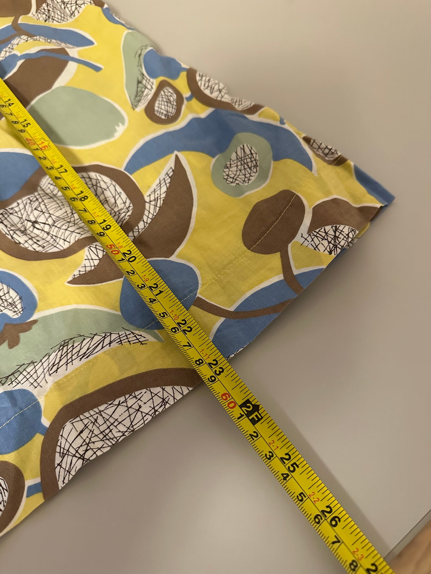 Boden Yellow Printed Flowy Tank Top | Size 12