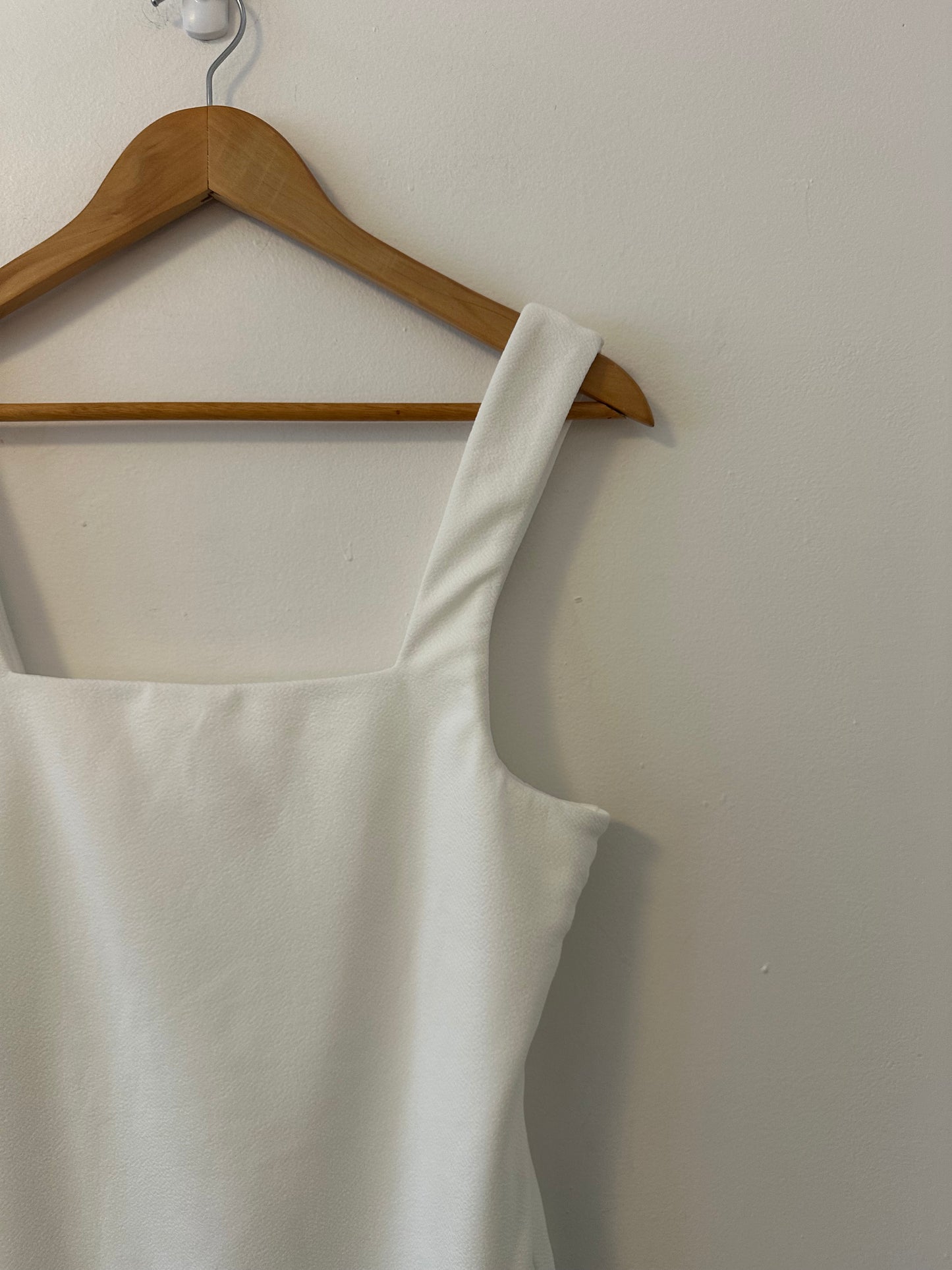 NWT Show Me Your Mumu Dory Bodysuit in Bone White Stretch | Size XL