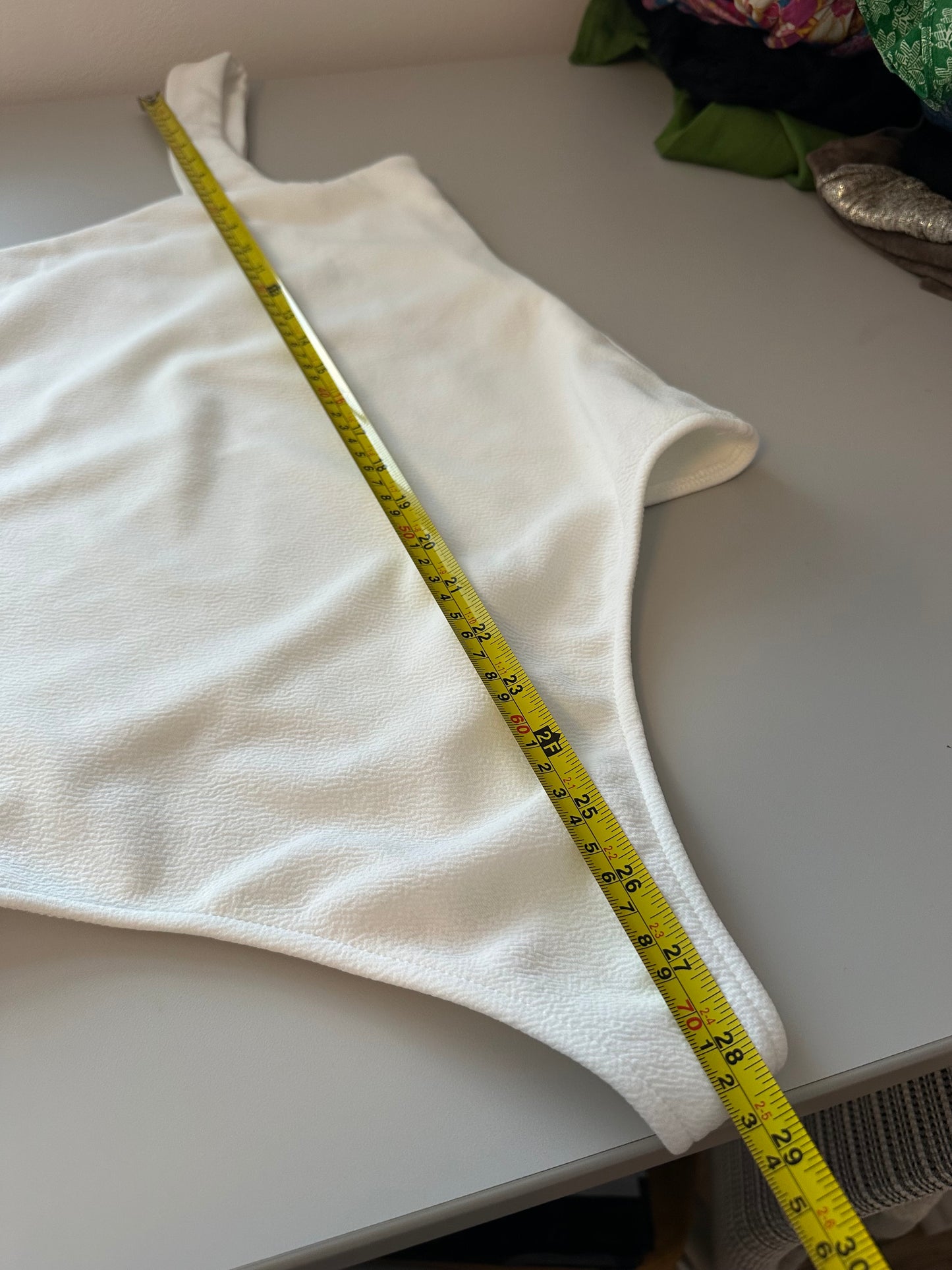 NWT Show Me Your Mumu Dory Bodysuit in Bone White Stretch | Size XL