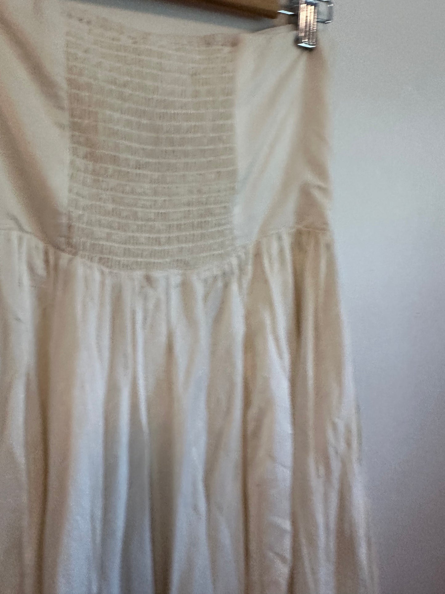 NWT Samant Chauhan Ombre Blue and Ivory Dipe Dye Strapless | Size Small