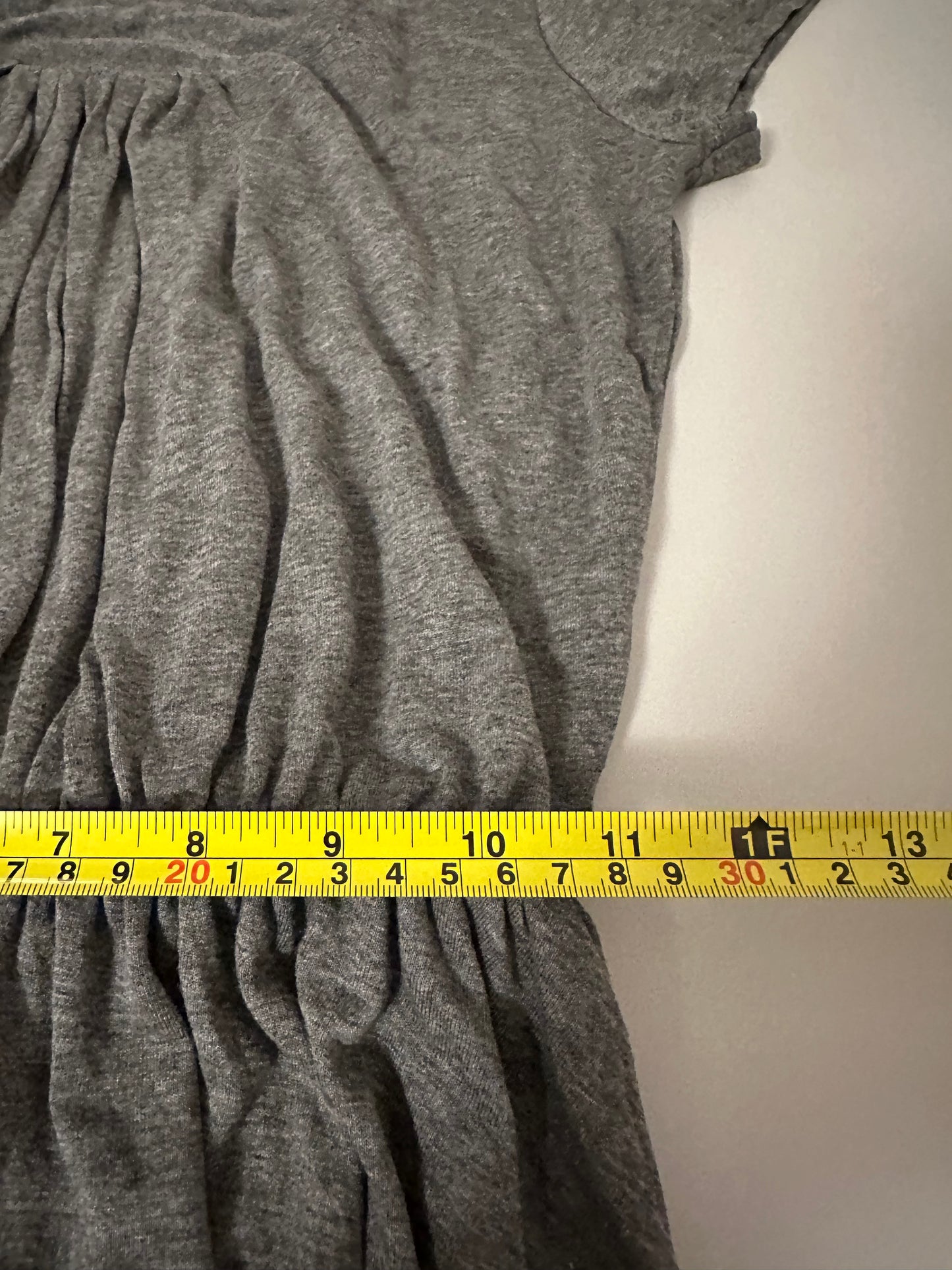 Boden Napoli Elastic Waist Dress in Gray | Size 8