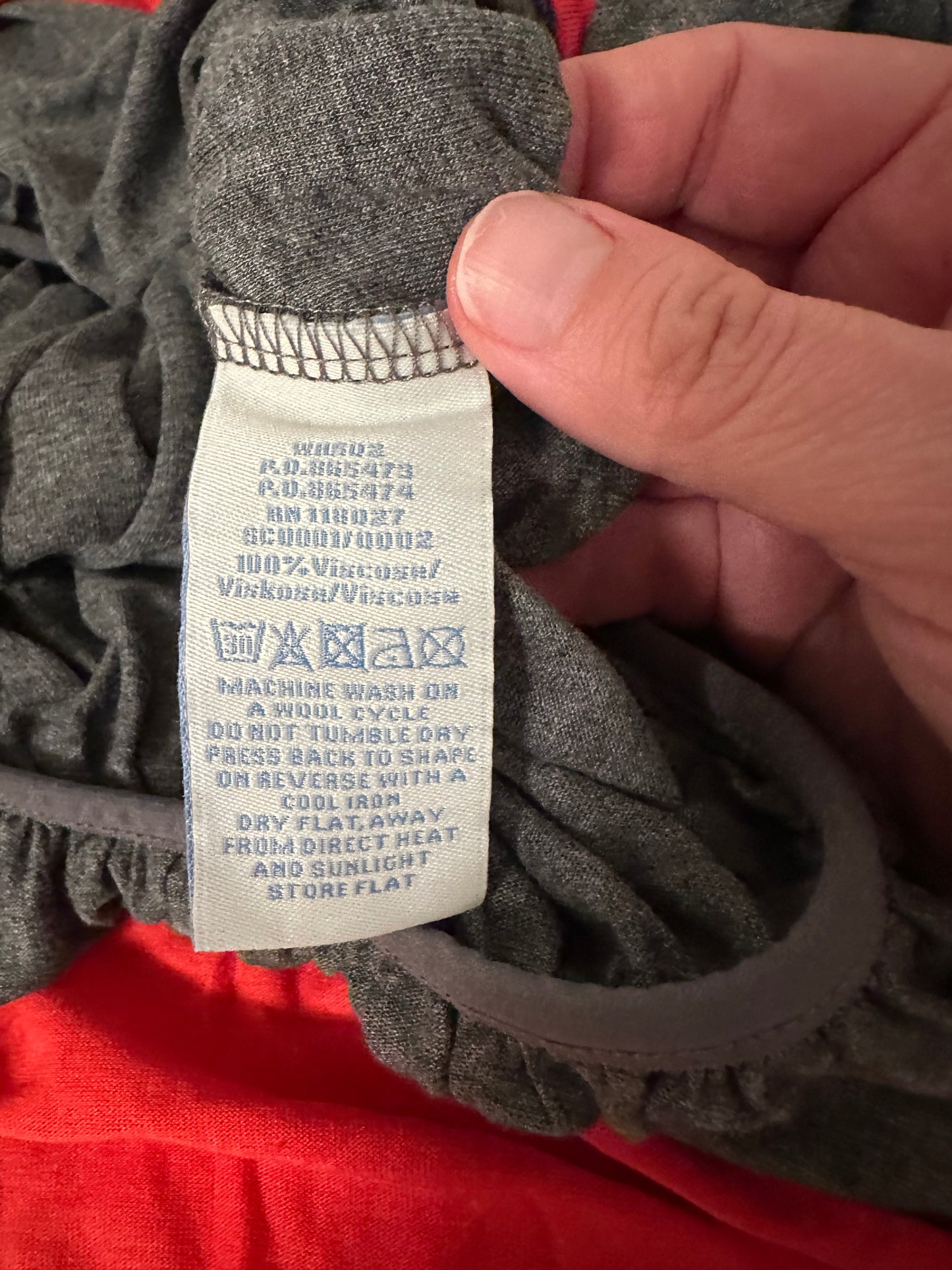 Boden Napoli Elastic Waist Dress in Gray | Size 8