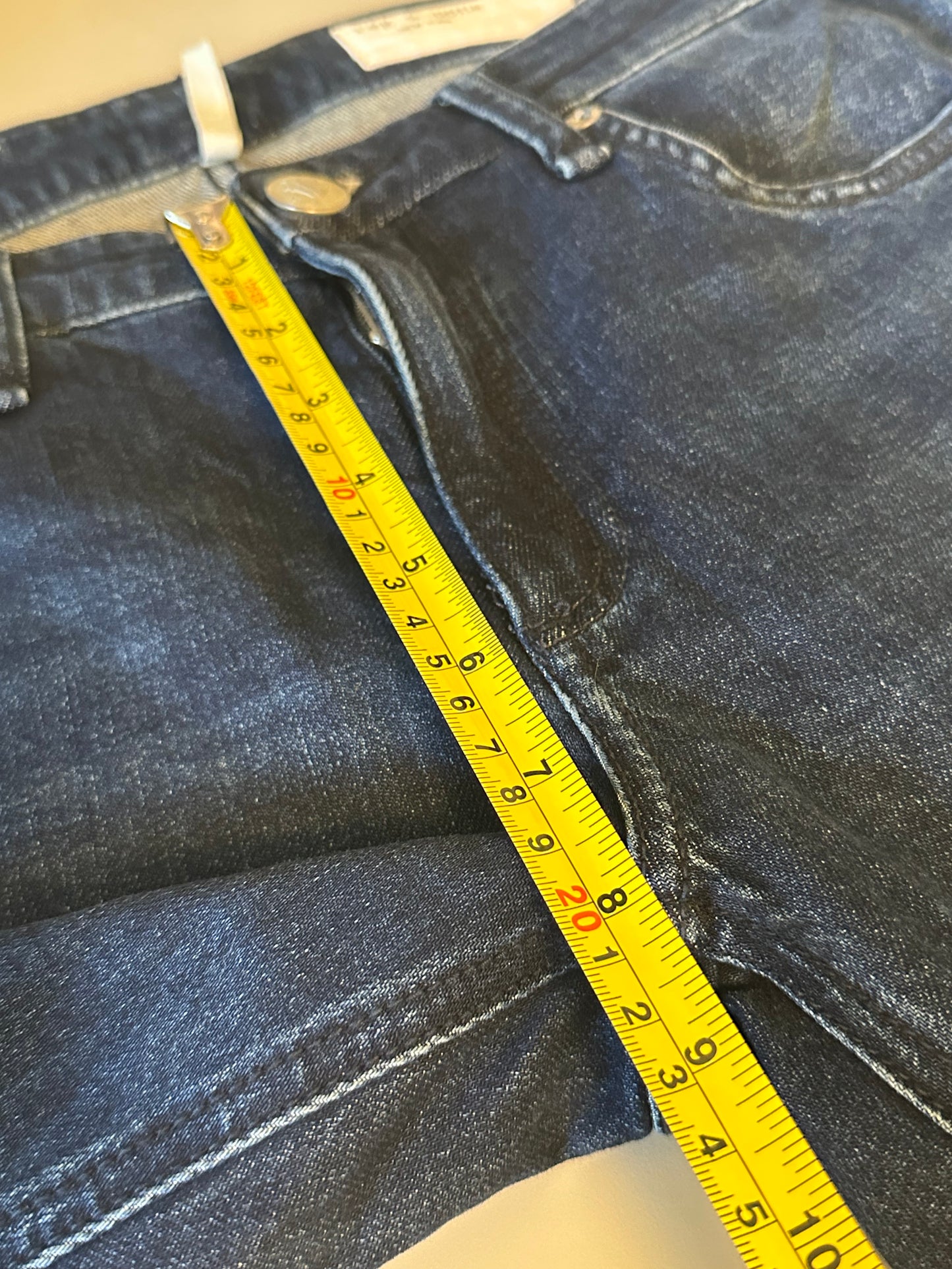 NWT Rag & Bone Dre Boyfriend Low Rise Slim Ella Dark Wash Raw Hem Jeans | Size 27