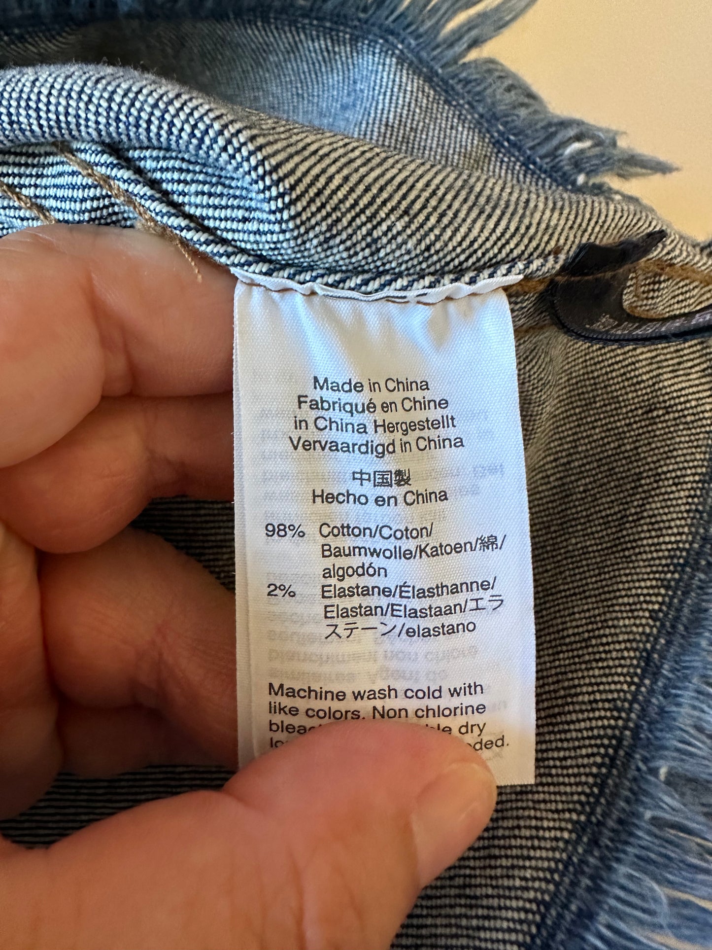 Madewell Raw Hem Denim Midi Seamed Dress | Size 6
