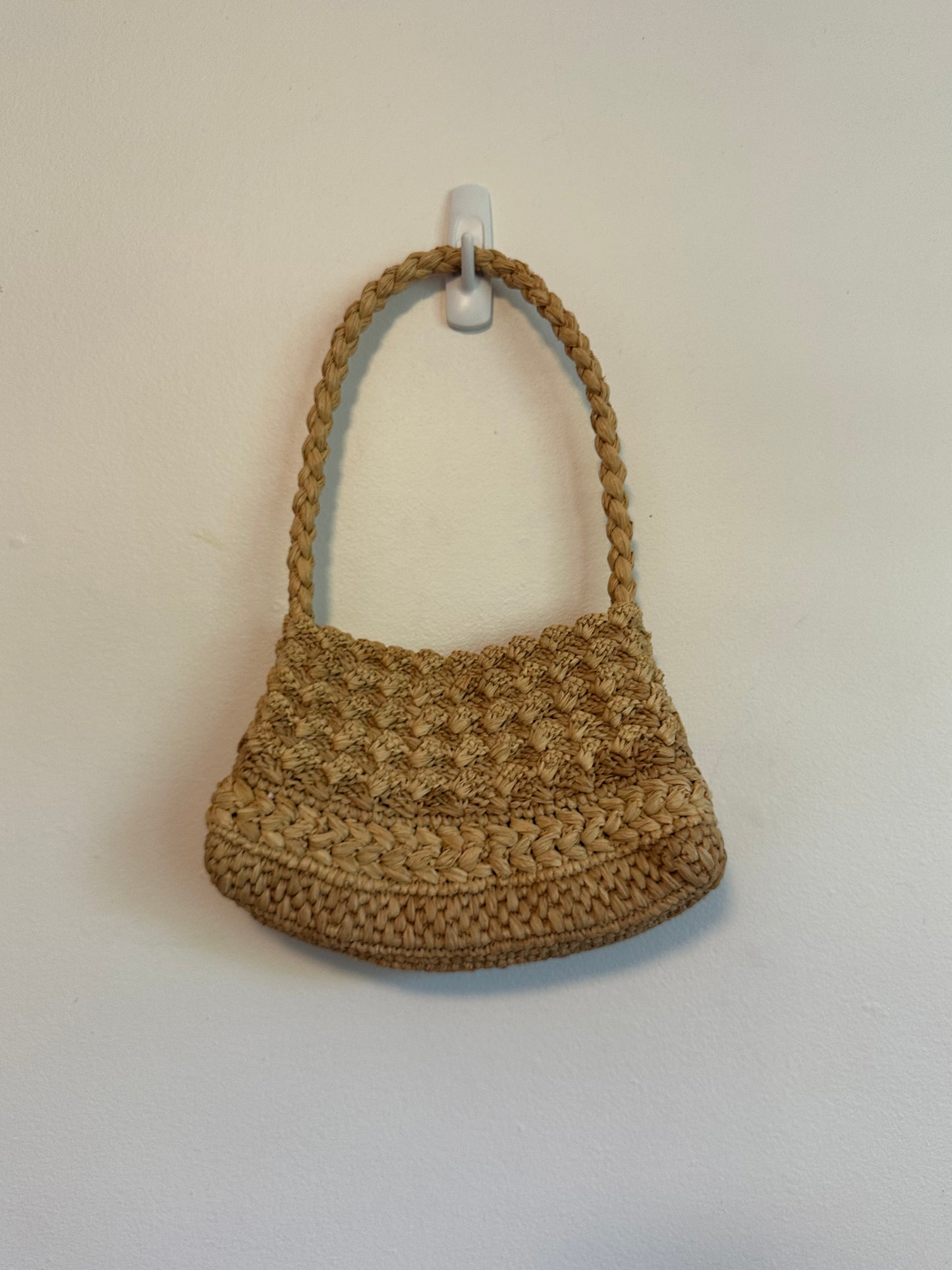 Rouge The Tom Raffia Woven Bag in Natural Tan
