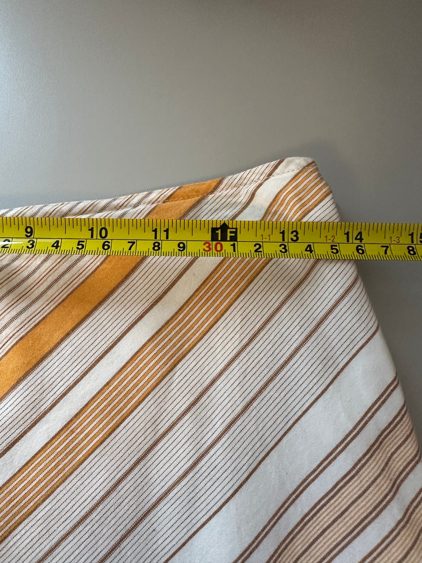 Kit Cornell Chevron Stripe Cotton A-Line Skirt | Size Small
