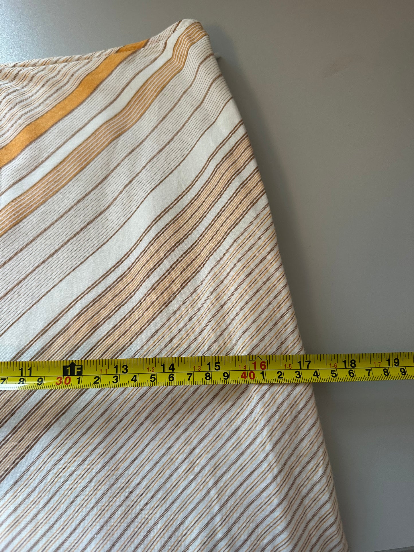 Kit Cornell Chevron Stripe Cotton A-Line Skirt | Size Small