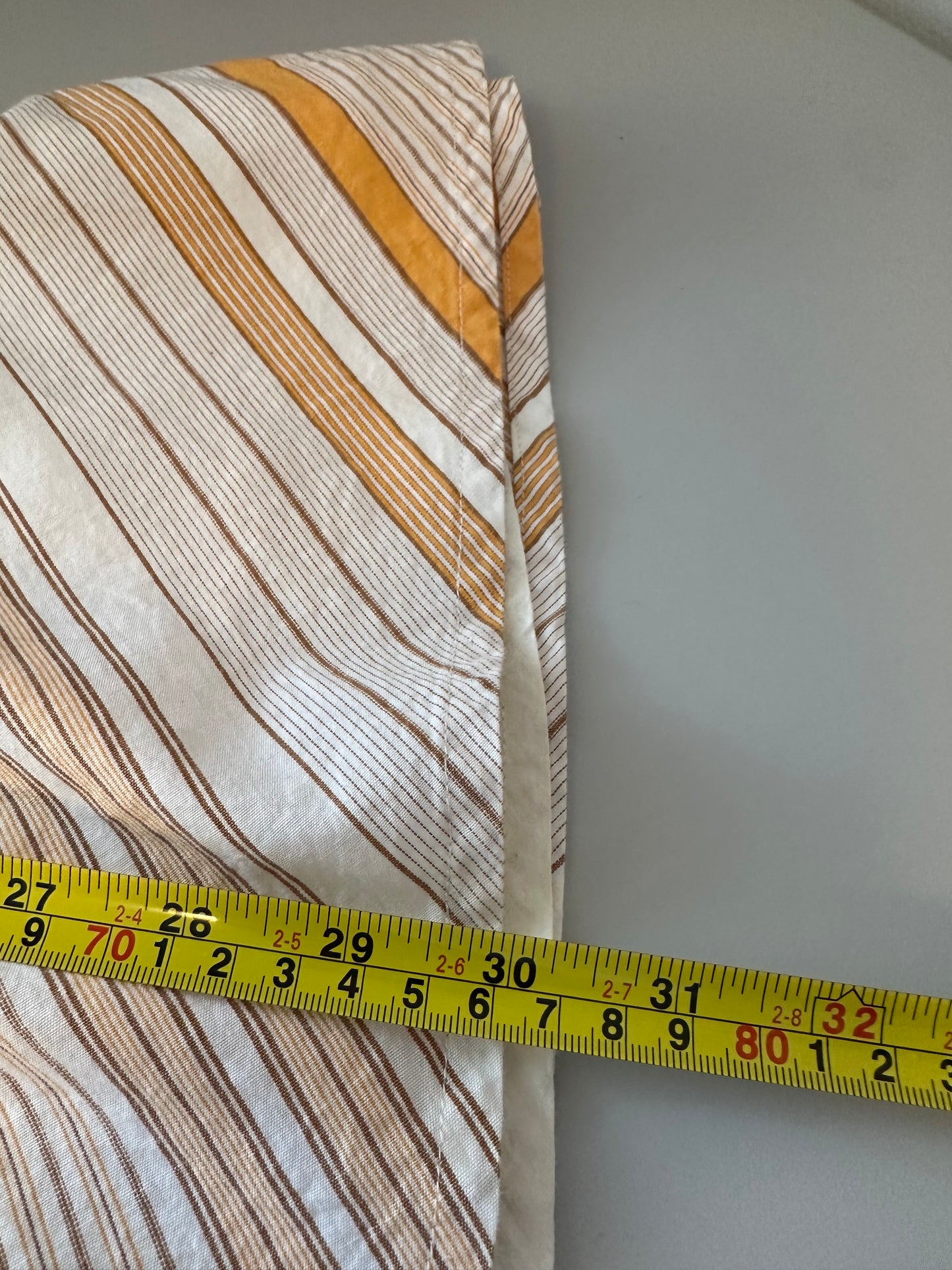 Kit Cornell Chevron Stripe Cotton A-Line Skirt | Size Small