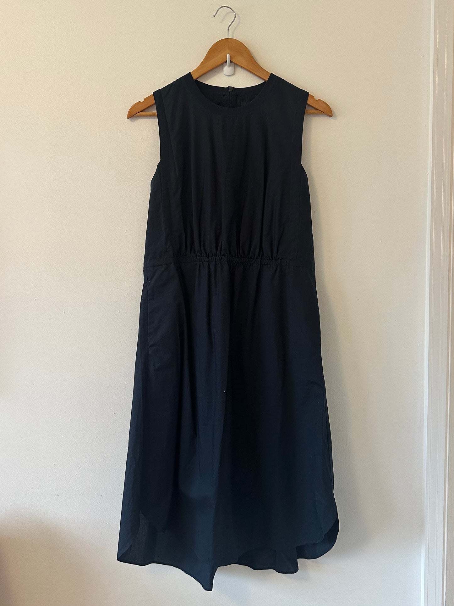 Madewell NWT Cotton Navy Blue Sleeveless Dress | Size 8