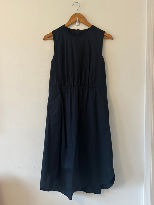 Madewell NWT Cotton Navy Blue Sleeveless Dress | Size 8