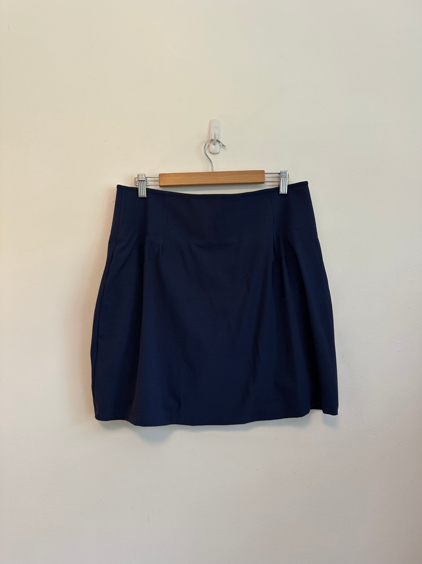 Nike Dri-FIT Navy Blue Engineered Knit Tennis Athletic Skort | Size XL