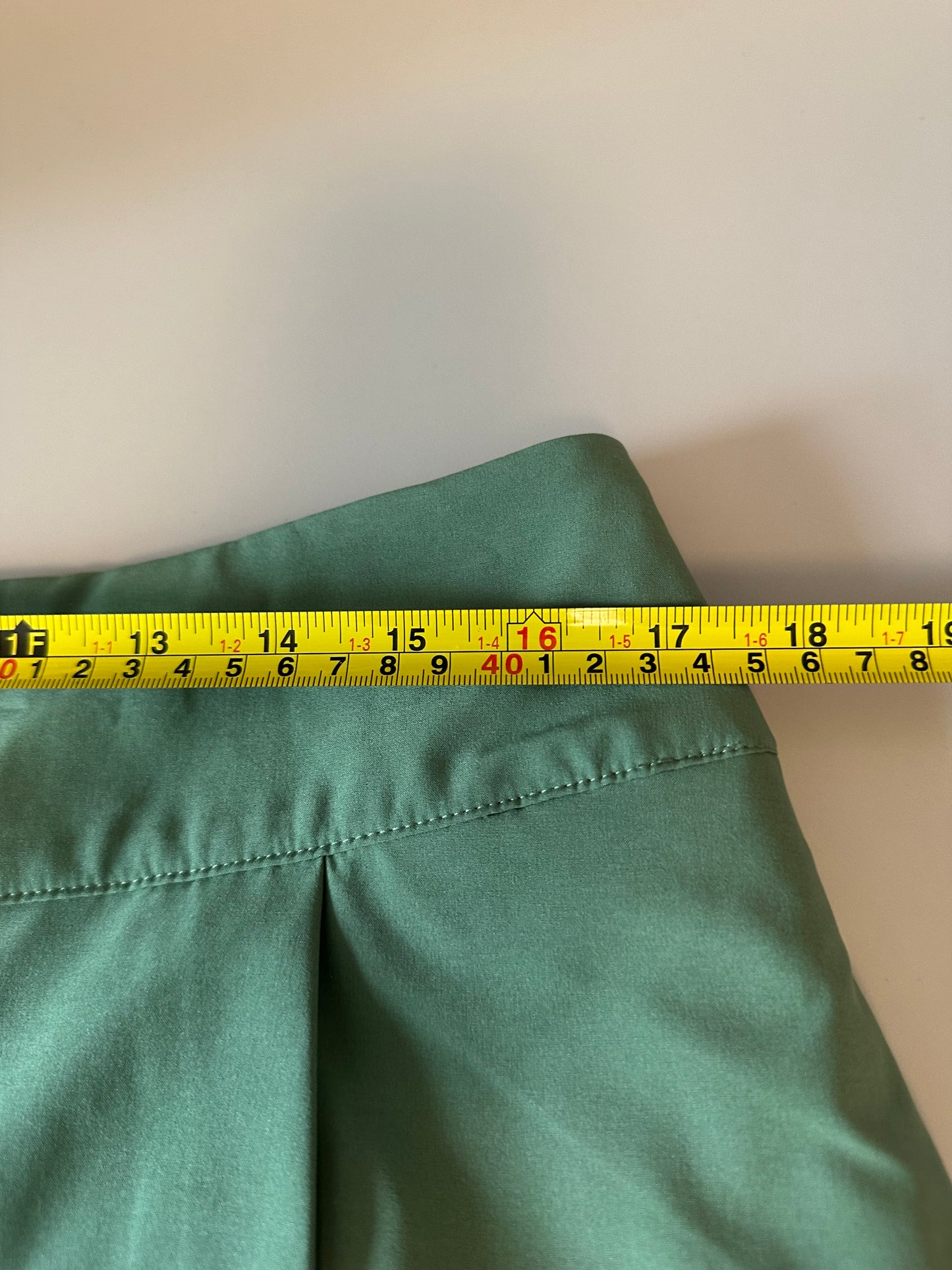 Callia Green Striped Pleated Athletic Golf Tennis Skort | Size 12