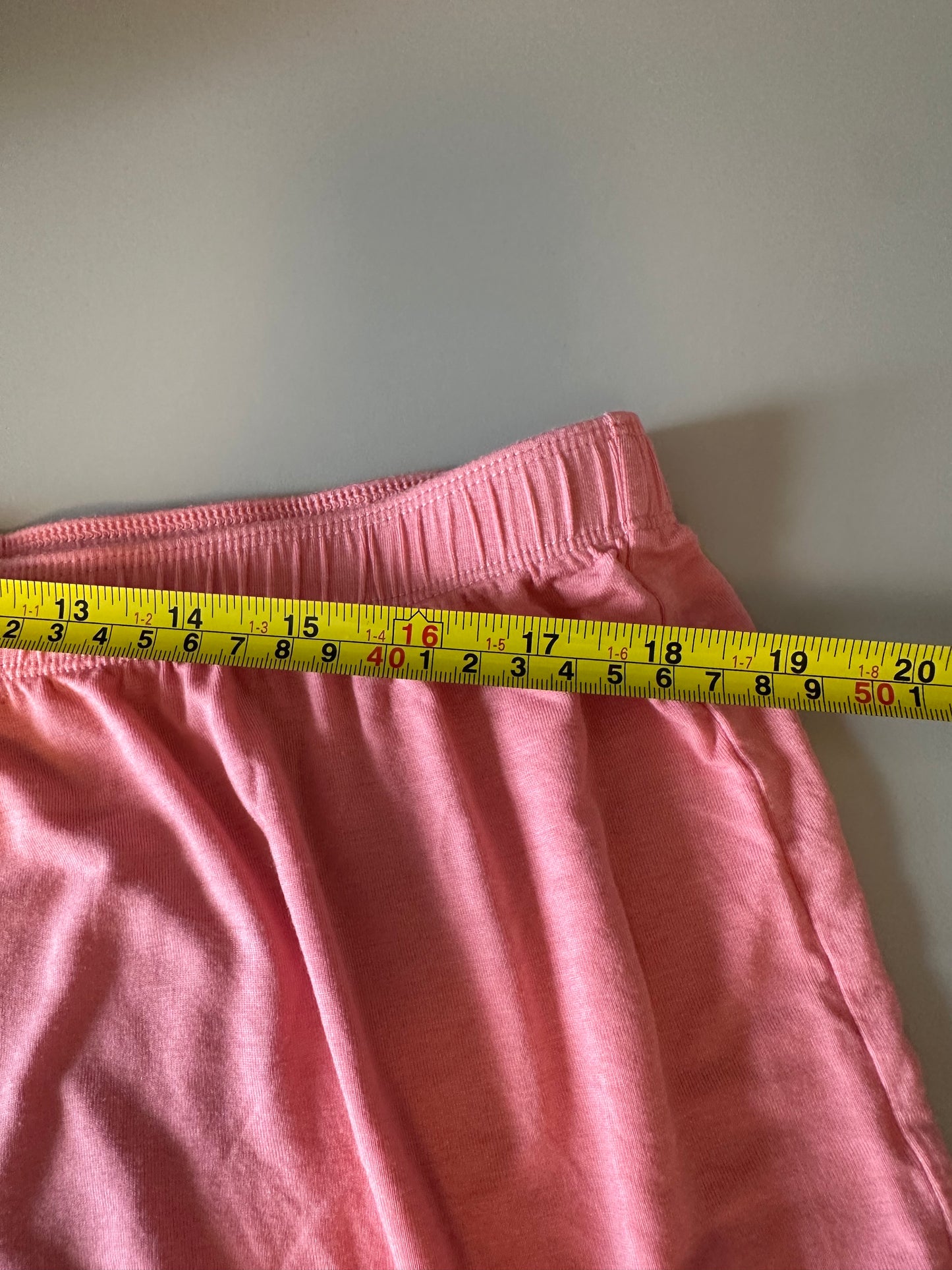 J+B Coral Pink Modal Blend Sleep Elastic Waist Sleep Shorts | Size XL