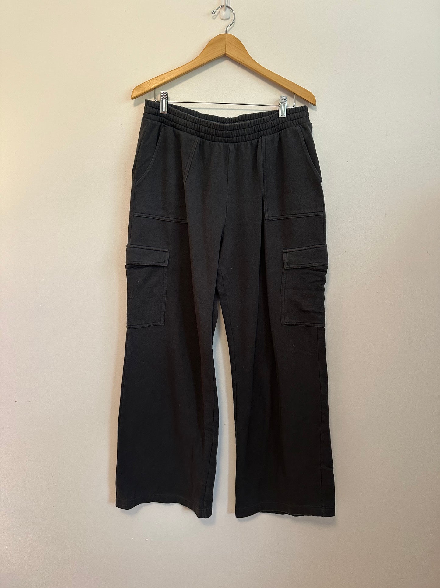 Old Navy SoComfy Cargo Sweatpants in Dark Green | Size Large Tall
