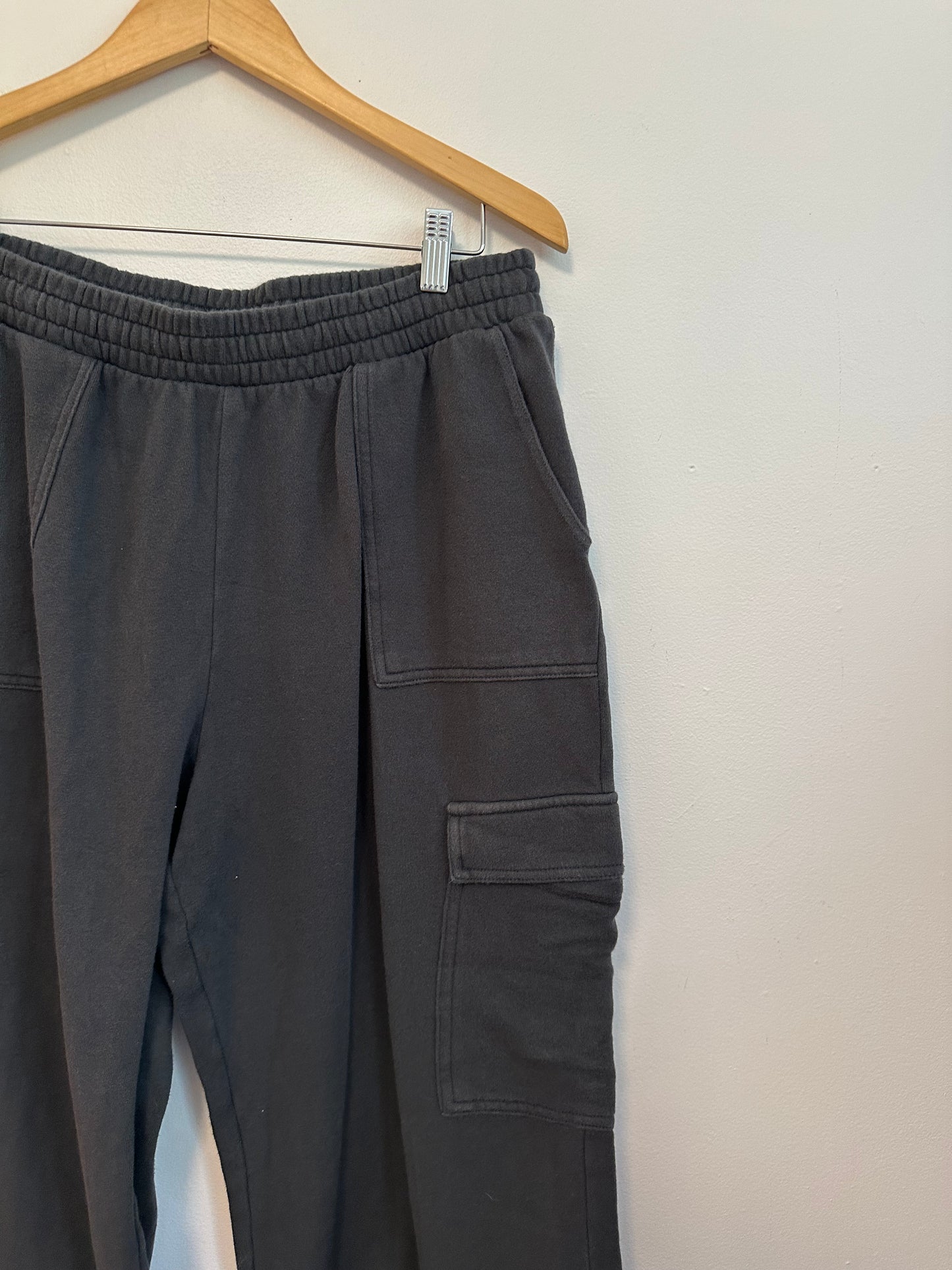 Old Navy SoComfy Cargo Sweatpants in Dark Green | Size Large Tall