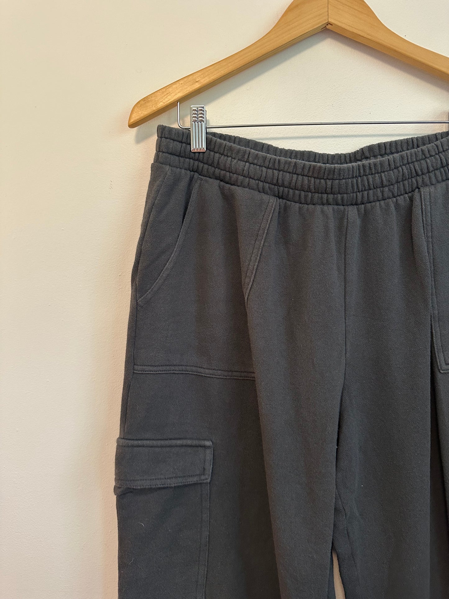 Old Navy SoComfy Cargo Sweatpants in Dark Green | Size Large Tall