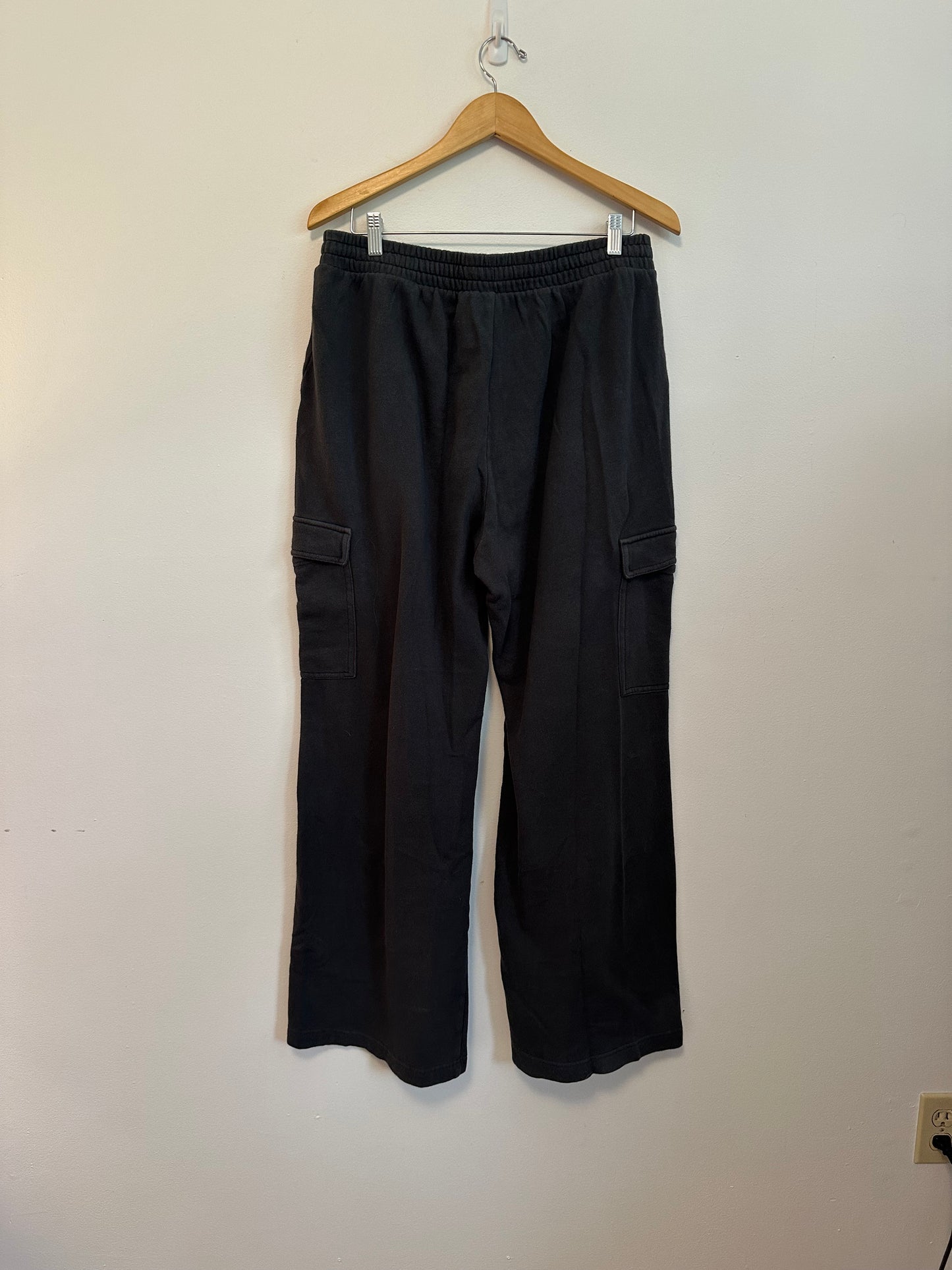 Old Navy SoComfy Cargo Sweatpants in Dark Green | Size Large Tall