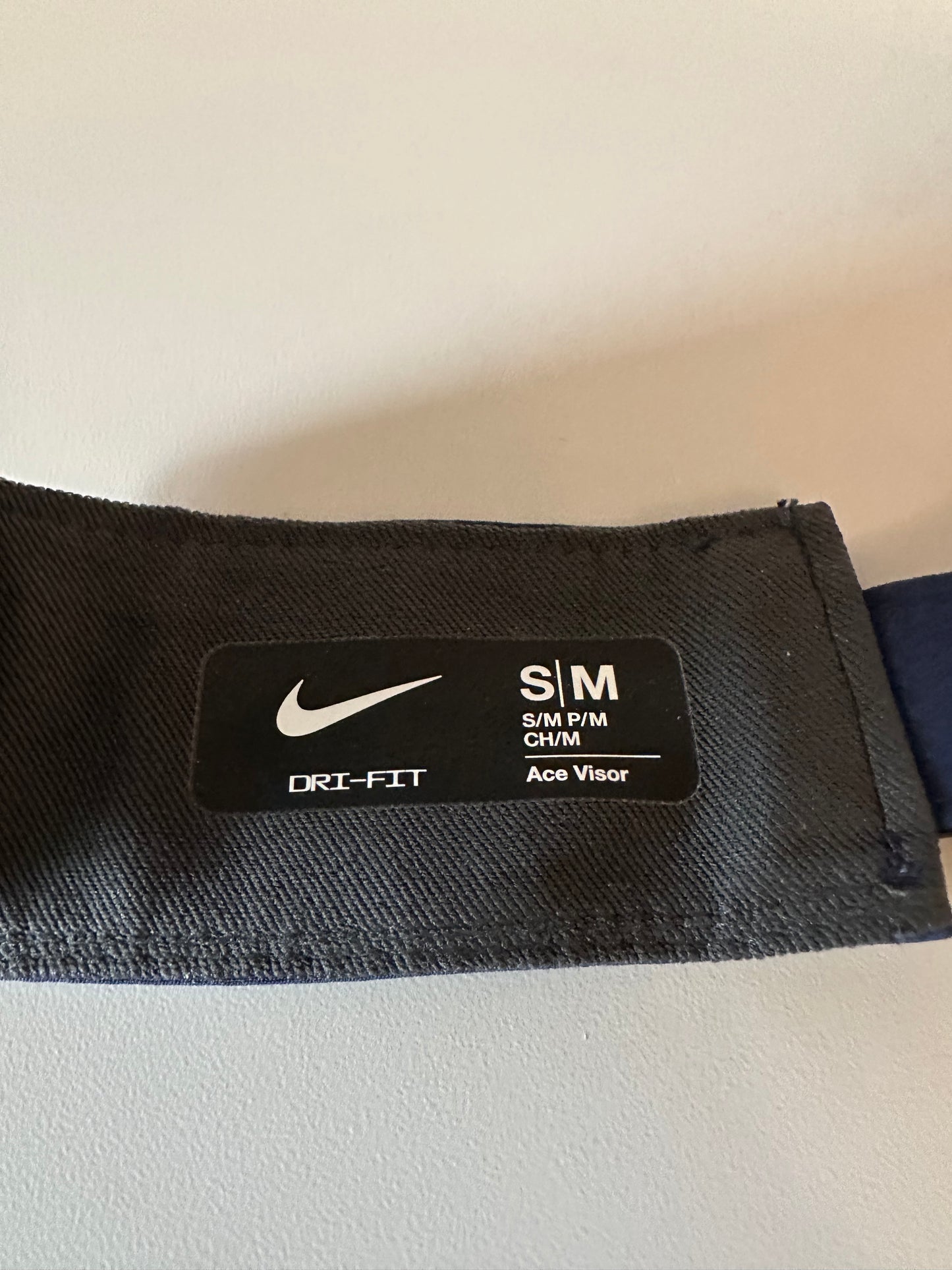 Nike Ace Visor in Navy Blue Dri-FIT | Size S/M