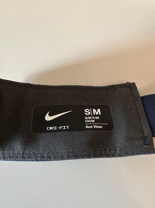 Nike Ace Visor in Navy Blue Dri-FIT | Size S/M