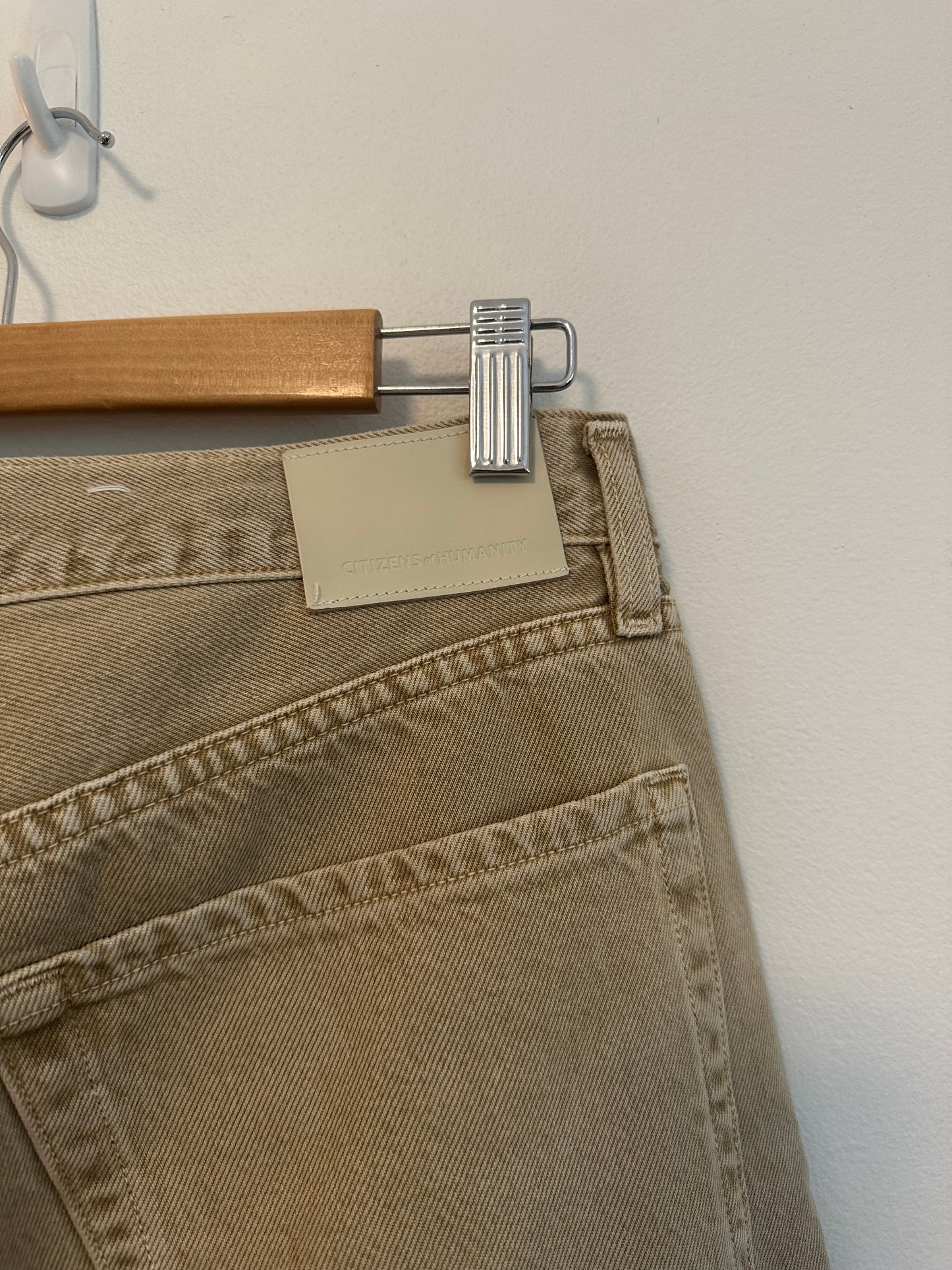 Citizens of Humanity Premium Vintage Tan Khaki Straight Leg Jeans | Size 30